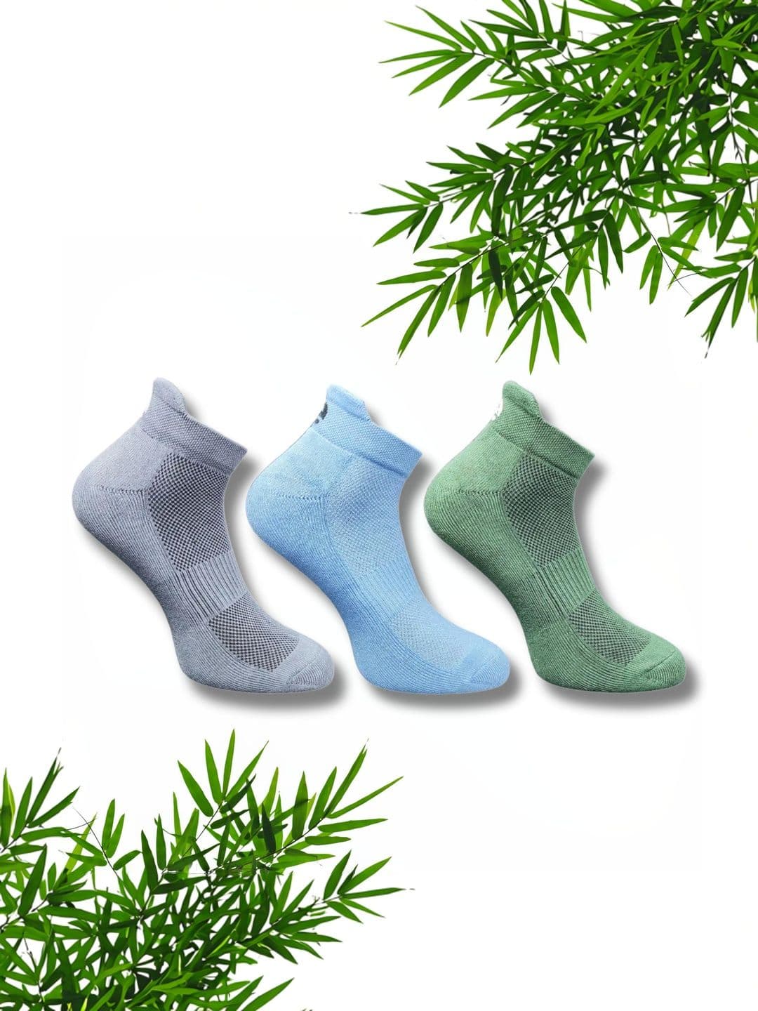 ECO SYNC Men Pack of 6 Patterned Ankle Length Socks - view 1