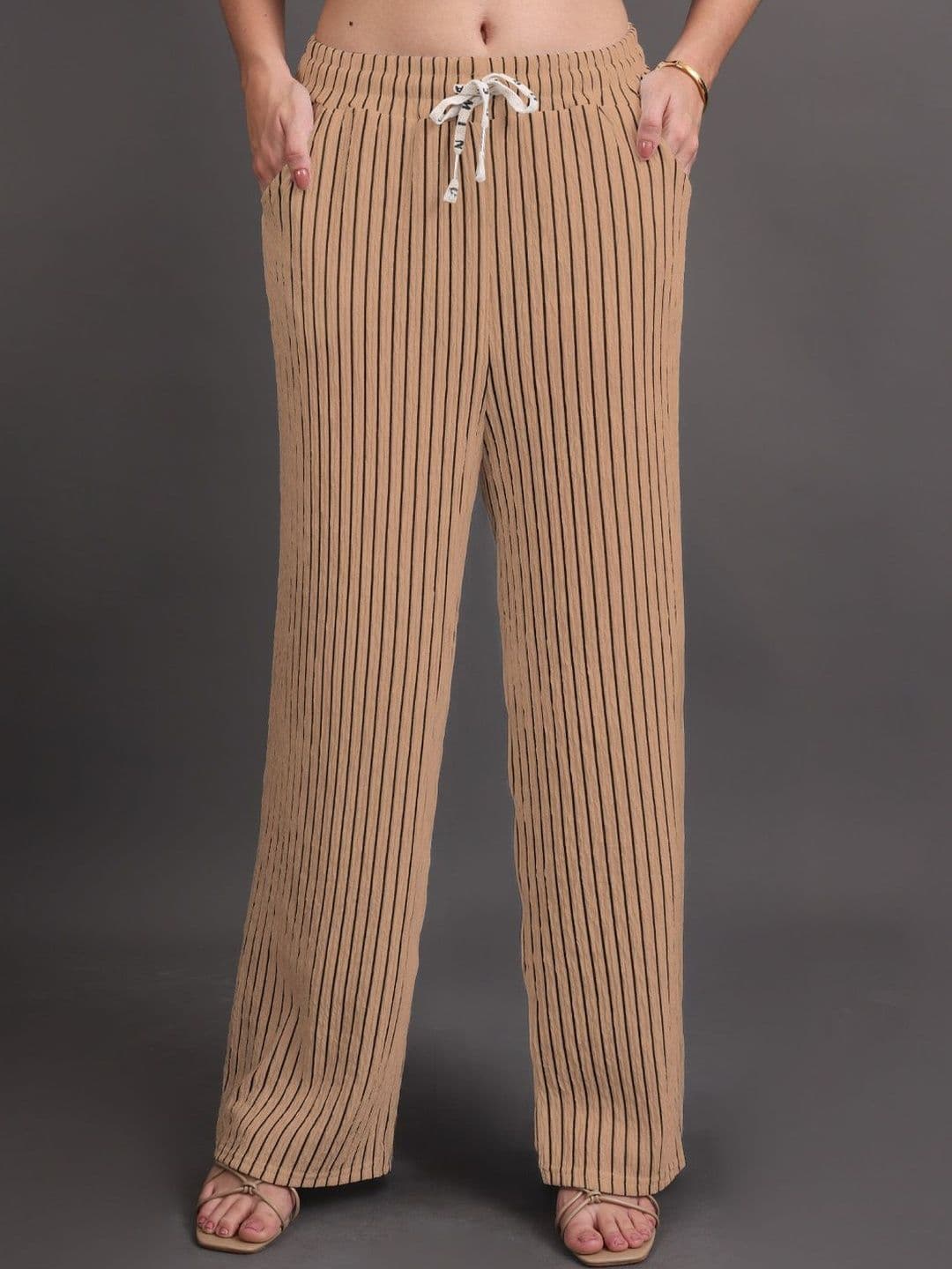 KALINI Women Striped Palazzos - view 1