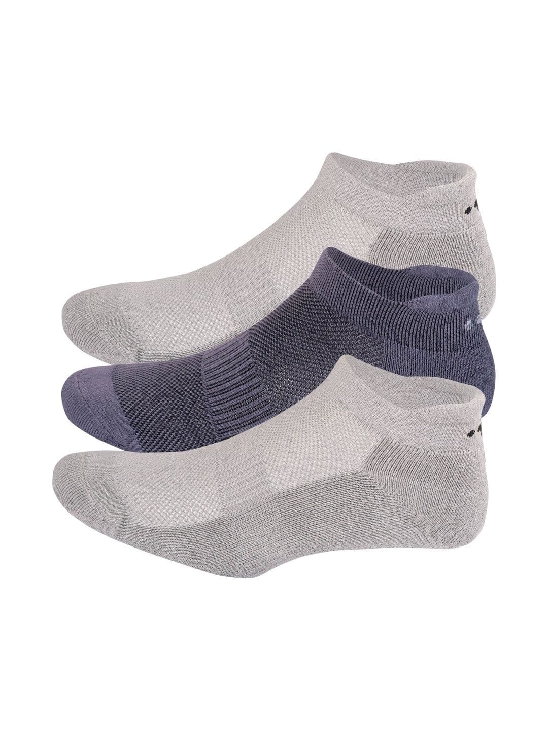 ECO SYNC Men Pack of 6 Colourblocked Ankle Length Socks - view 1