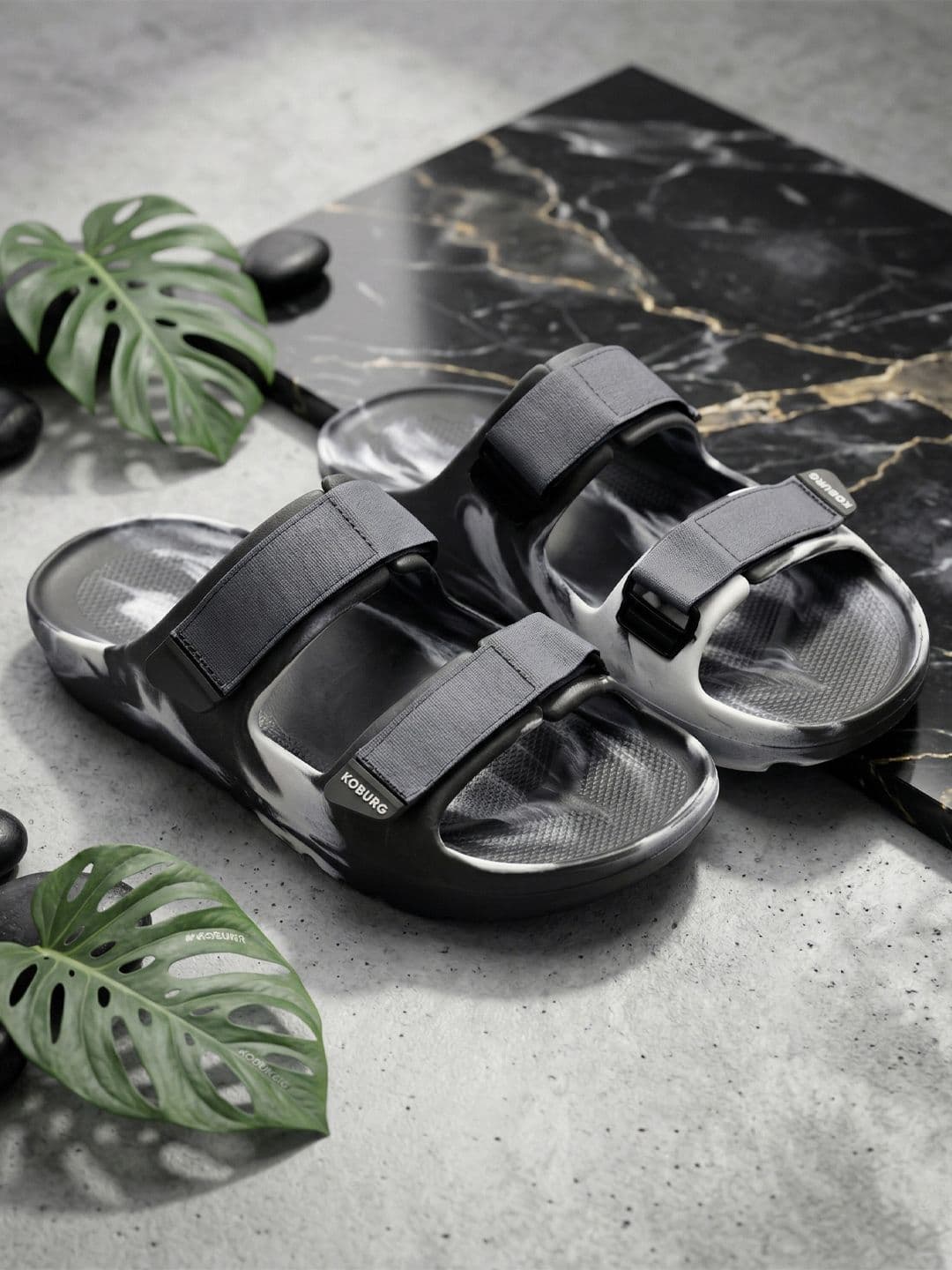 Koburg Men Printed Sliders - view 1