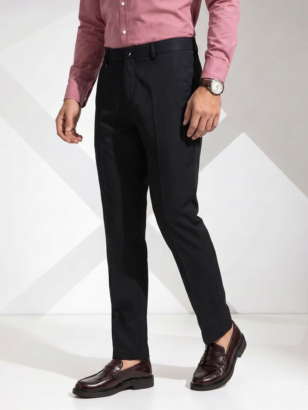 INVICTUS Men Flat-Front Formal Trouser - view 1