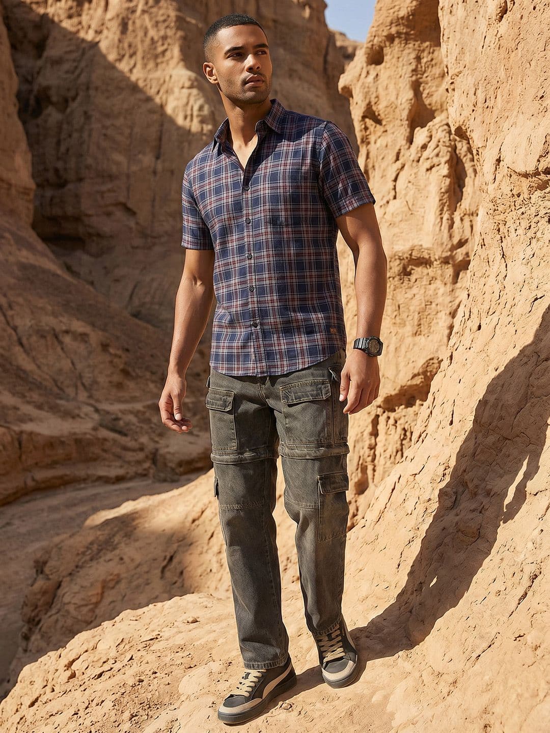 Roadster Men Tartan Checks Checked Casual Shirt - view 1