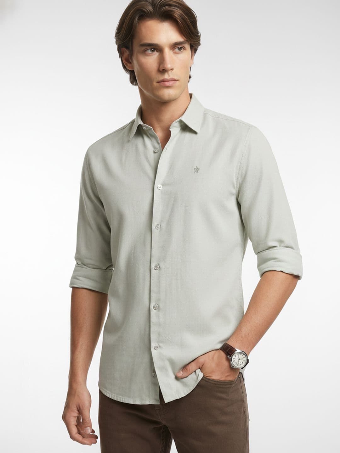 French Connection Spread Collar Casual Shirt - view 1