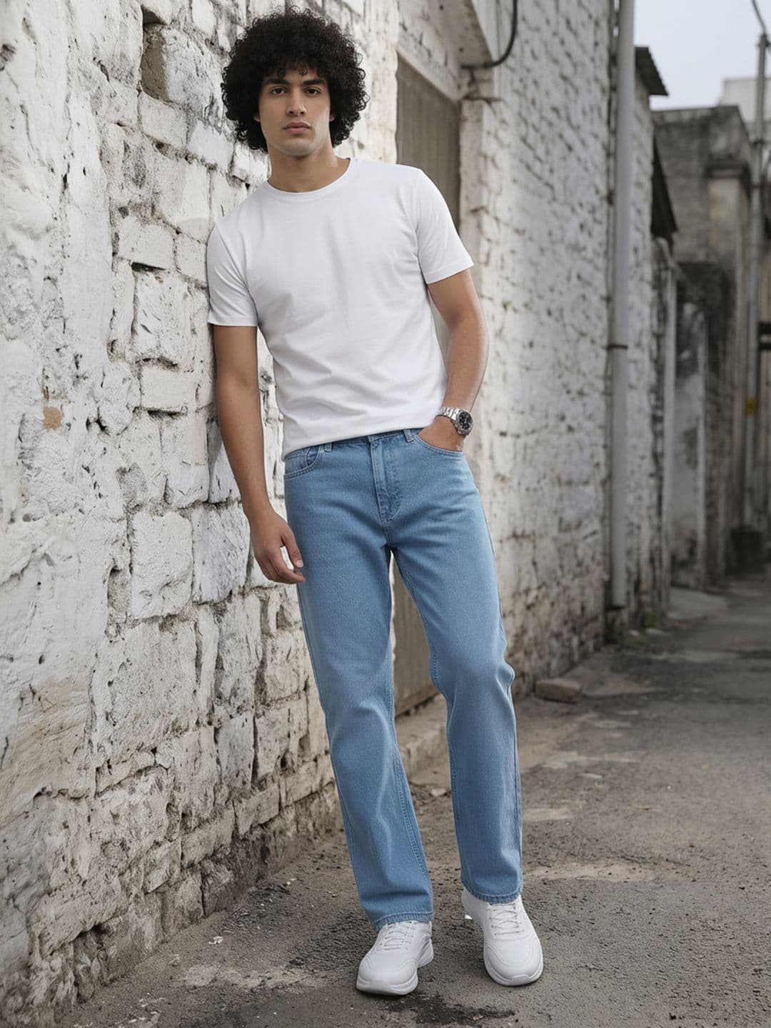 The Roadster Life Co. Men Regular Fit Mid-Rise Cotton Jeans - view 1