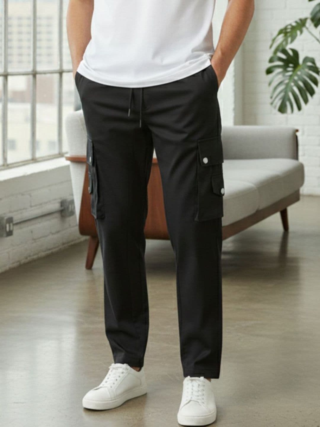 LINARIA Men Classic Regular Fit Mid-Rise Stretchable Jeans - view 1