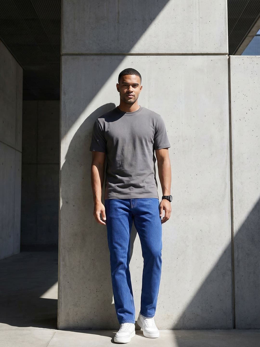 The Roadster Life Co. Men Slim Fit Mid-Rise Stretchable Jeans - view 1