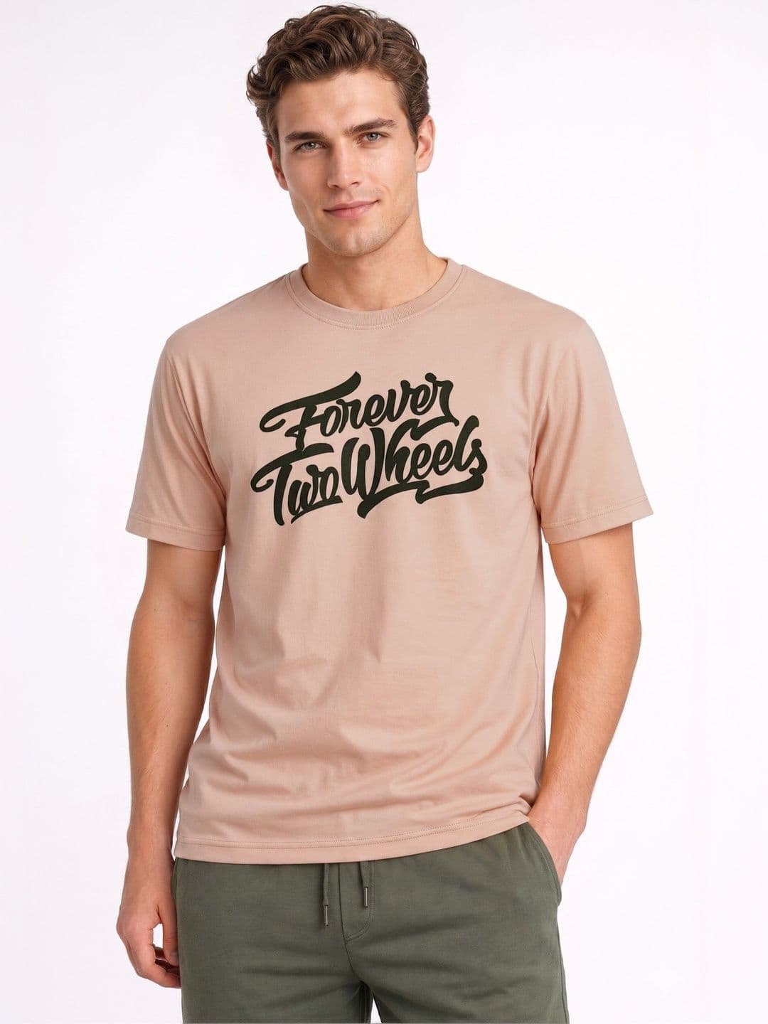 The Roadster Lifestyle Co Printed Cotton Round Neck Tshirts - view 1