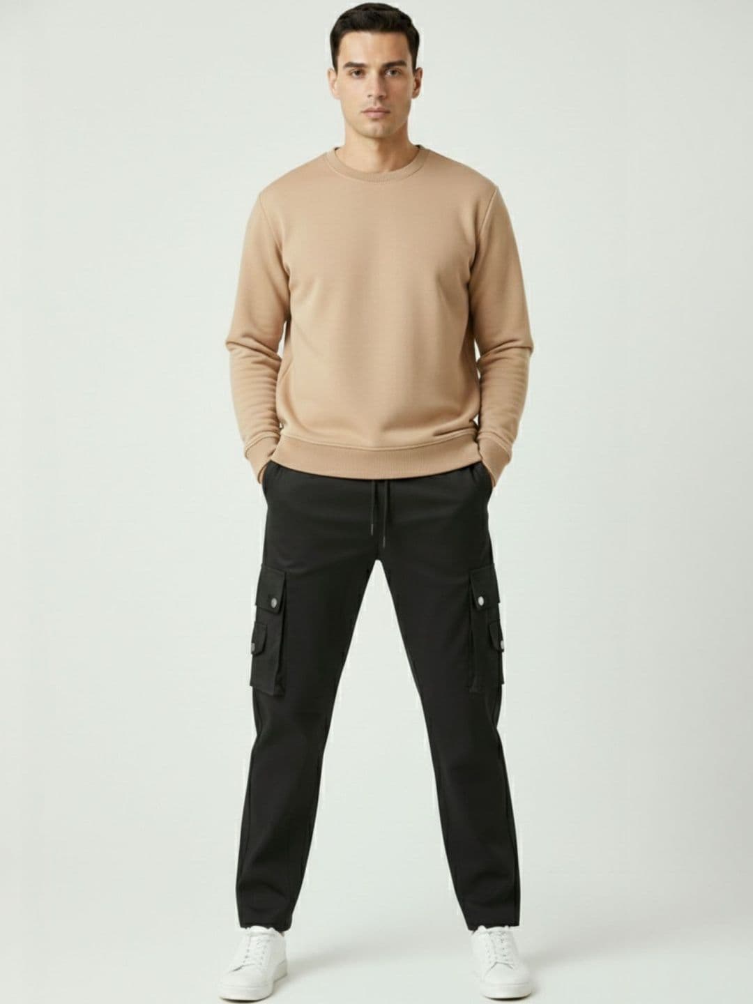 LINARIA Men Classic Regular Fit Mid-Rise Stretchable Jeans - view 1