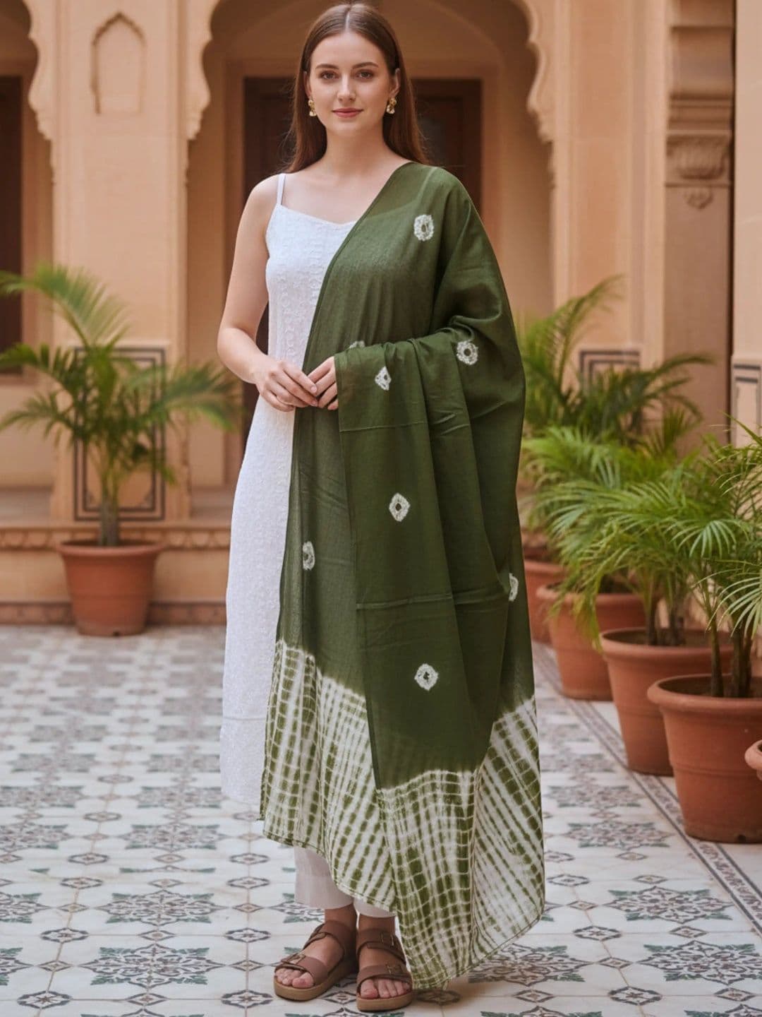 HELLA FASHIONS Dyed Dupatta - view 1