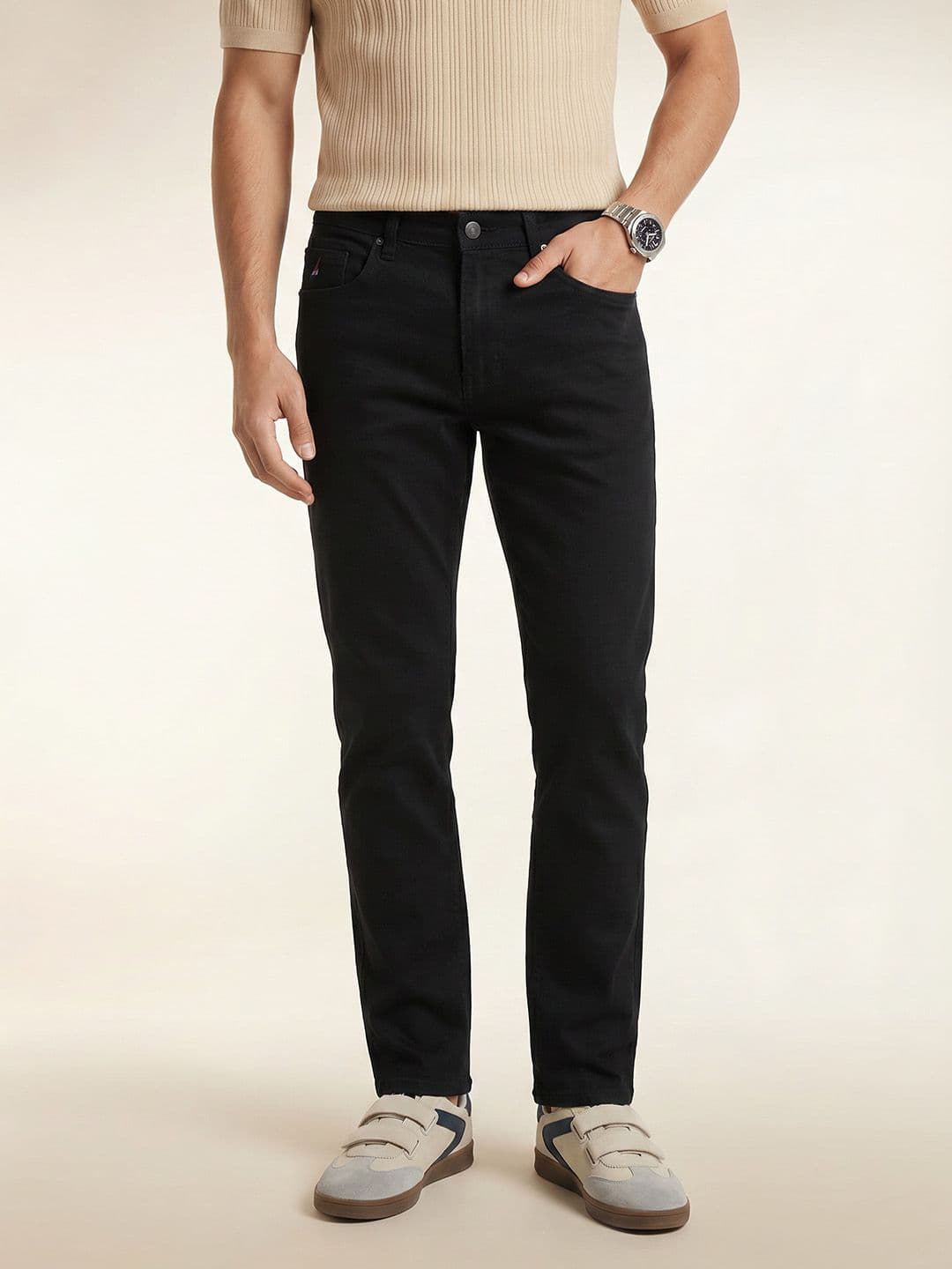 Nautica Men Slim Fit Stretchable Jeans - view 1