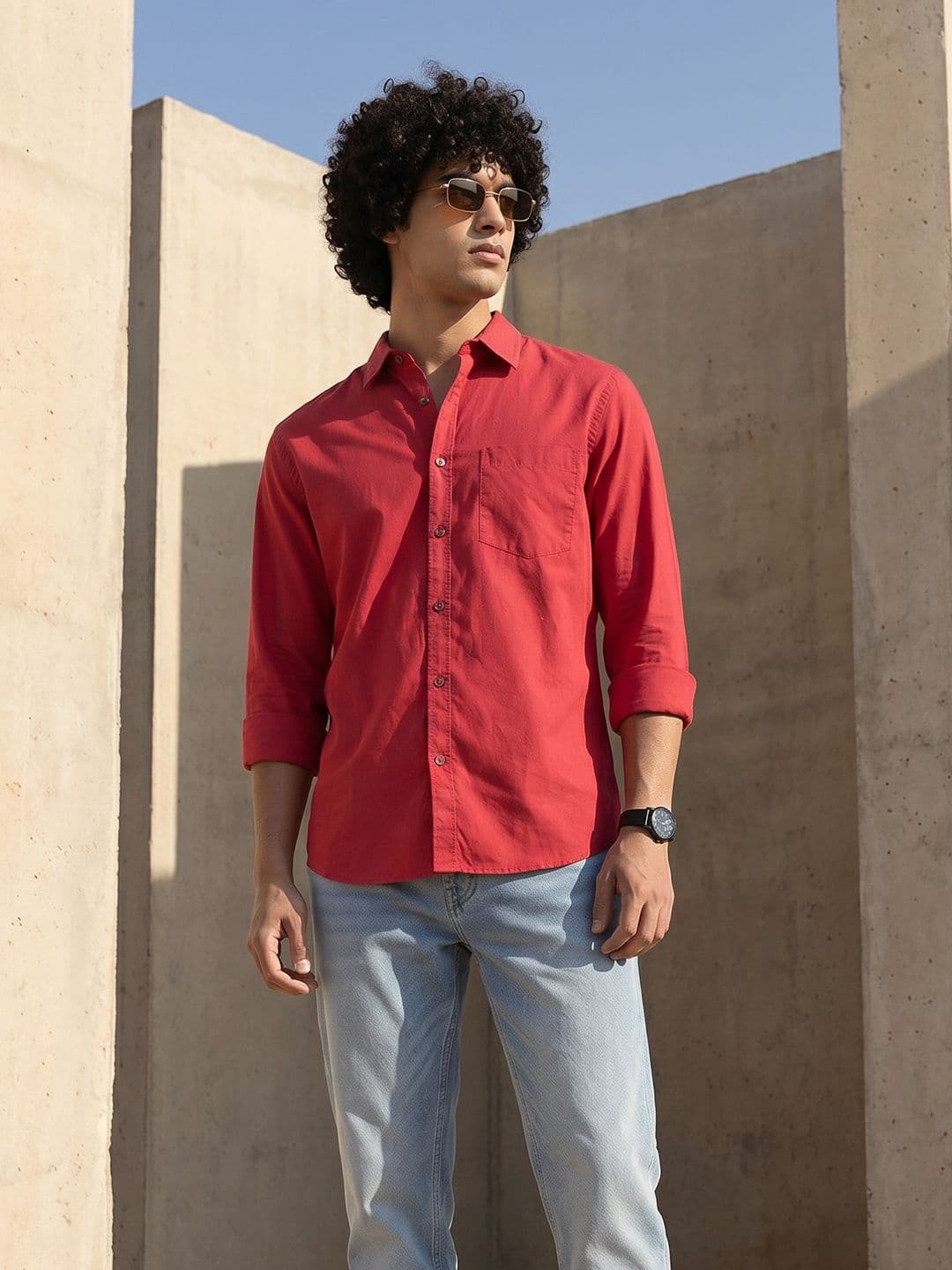 The Roadster Life Co. Spread Collar Casual Shirt - view 1