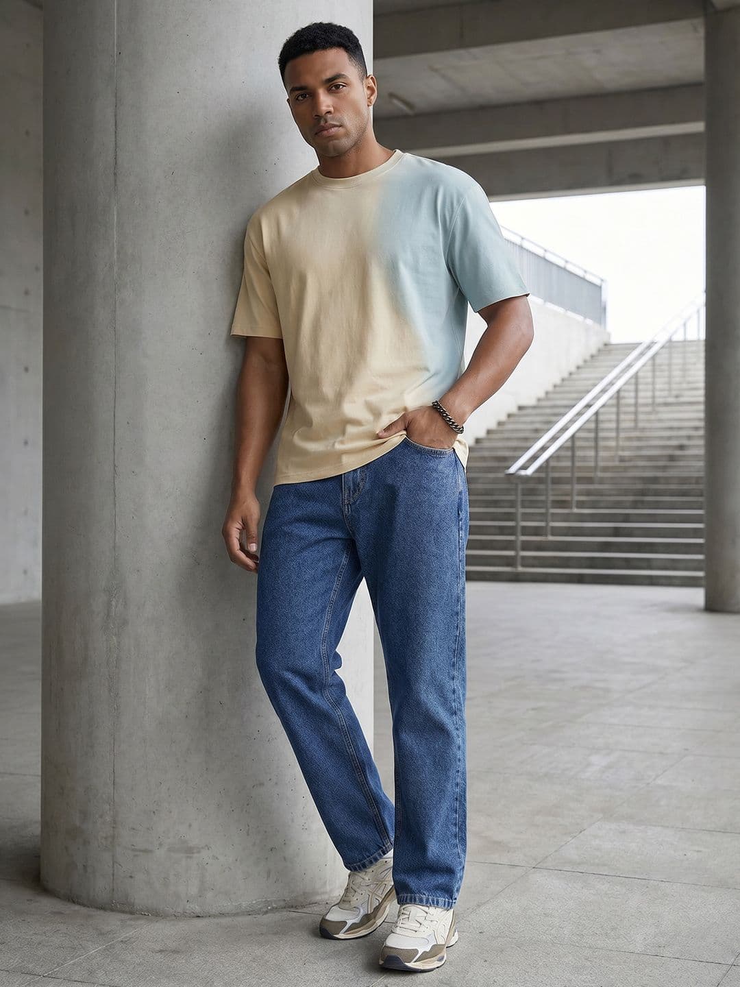 The Roadster Life Co. Men Relaxed Fit Pure Cotton Jeans - view 1