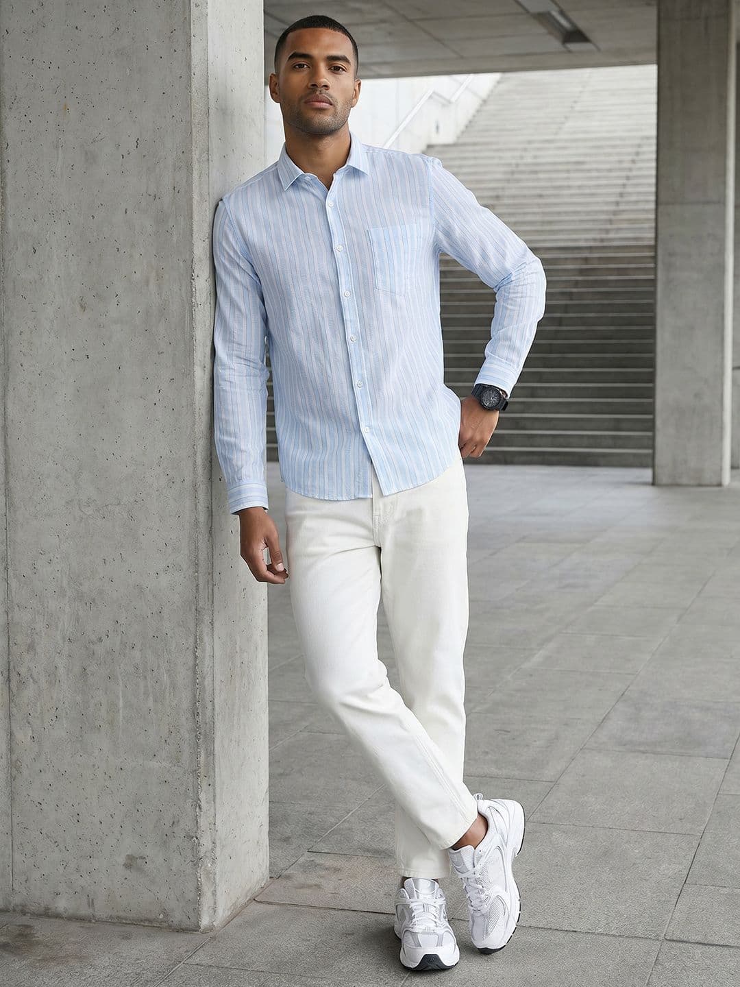 The Roadster Life Co. Striped Casual Shirt - view 1