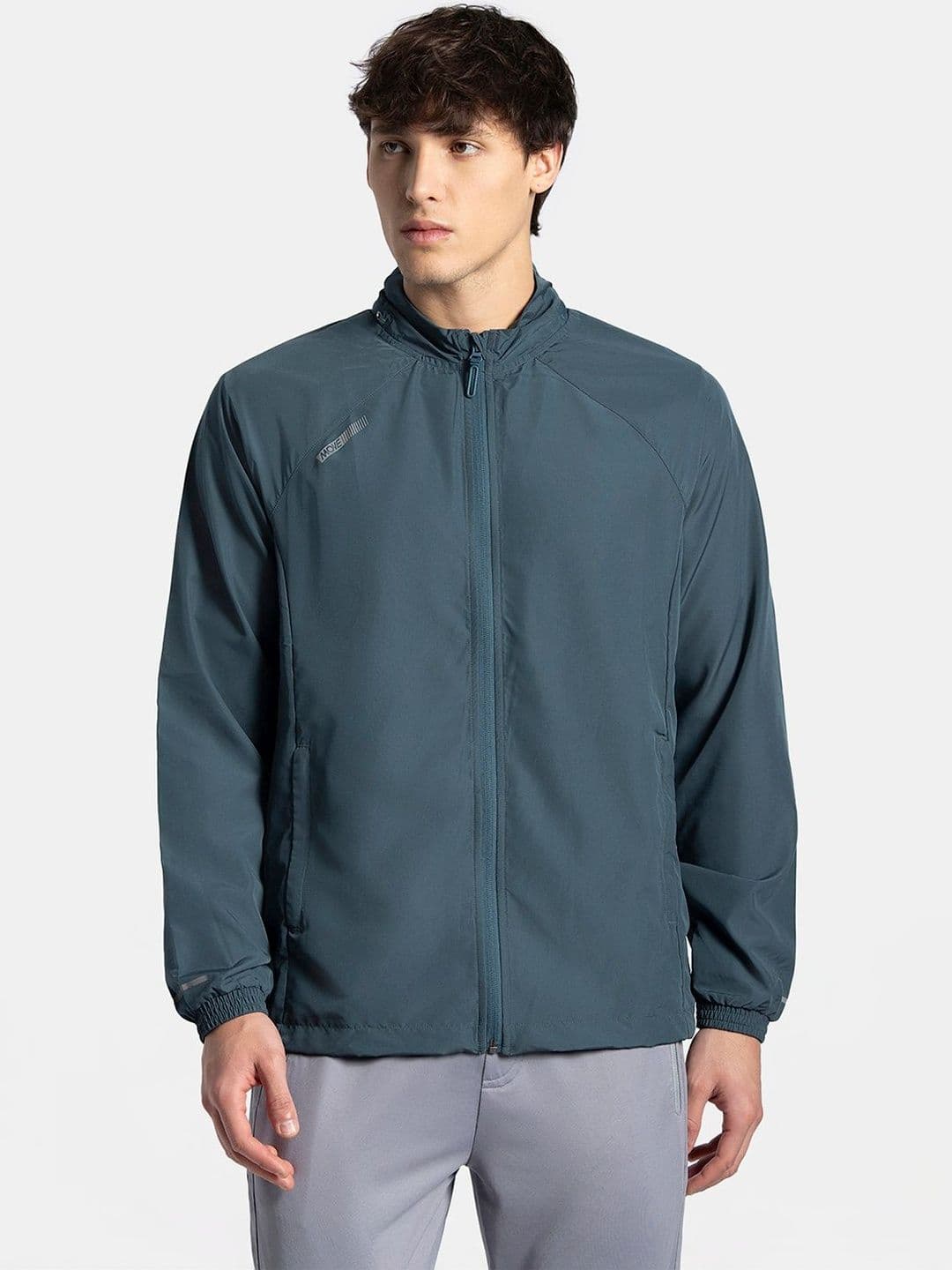 Jockey Microfiber Active Wear Water Resistant Convertible Hoodie Jacket - MV40 - view 1