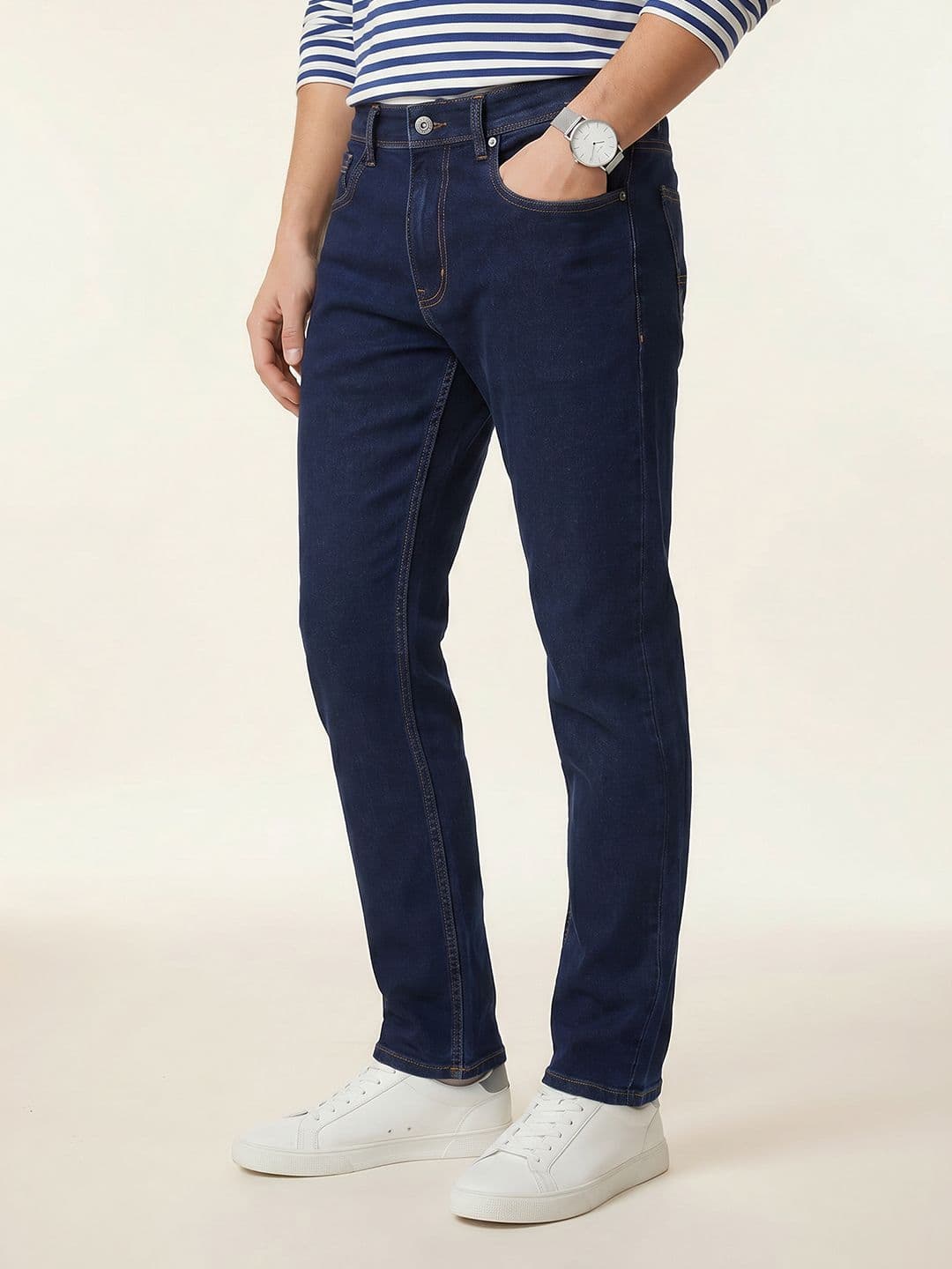 Nautica Men Straight Fit Stretchable Jeans - view 1