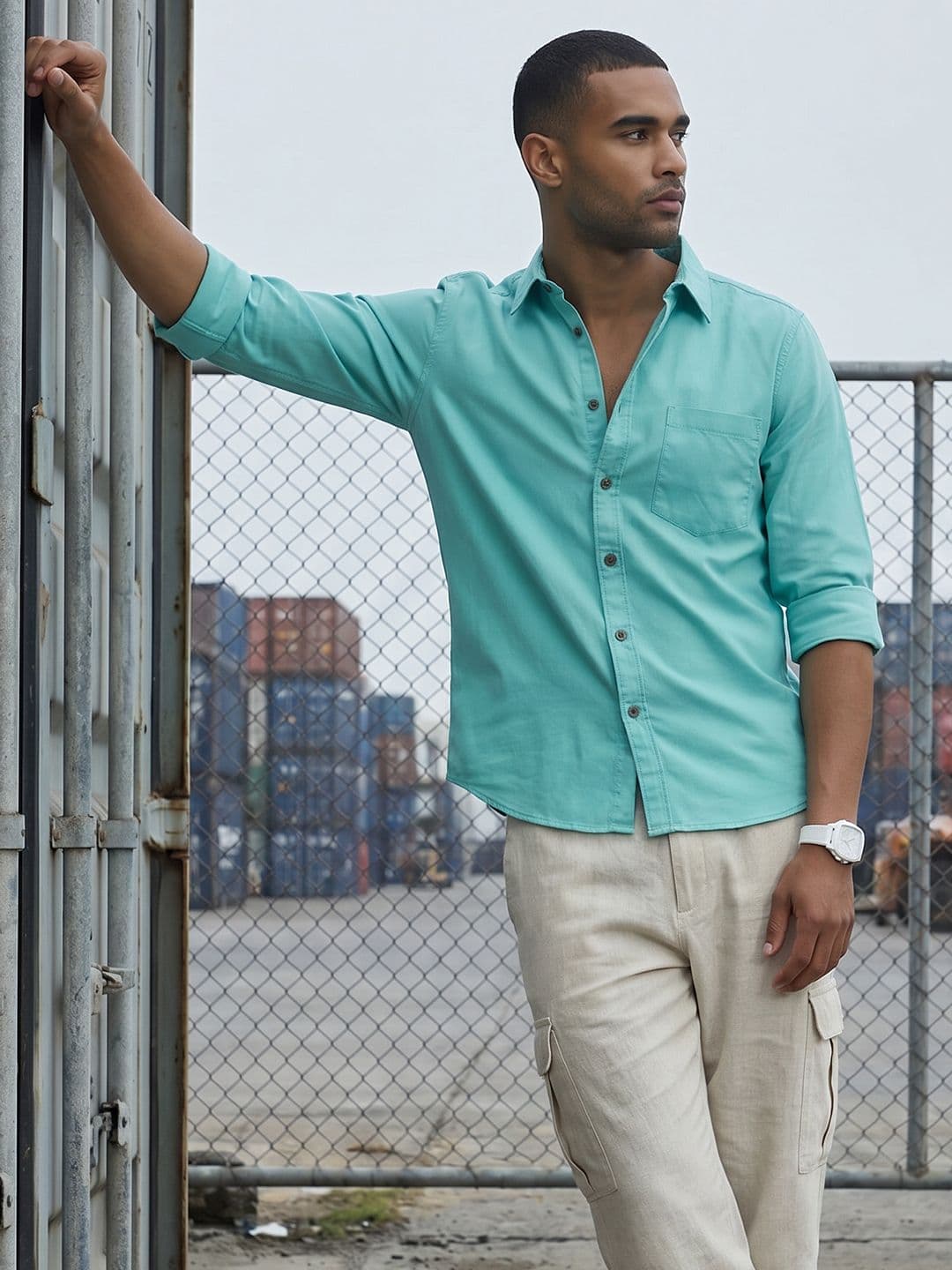 The Roadster Life Co. Spread Collar Casual Shirt - view 1