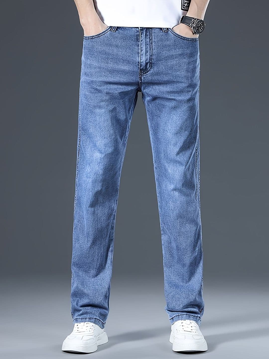 R.Code by The Roadster Life Co. Men Regular Fit High-Rise Heavy Fade Stretchable Jeans - view 1