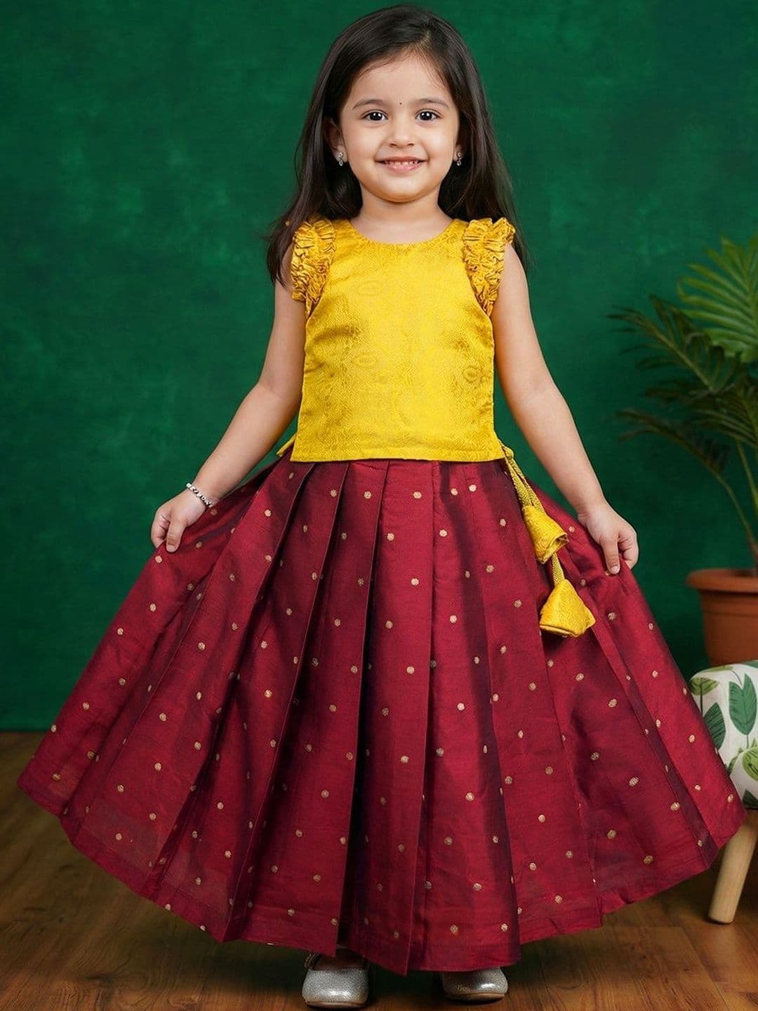 STANWELLS KIDS Baby Girls Designer Ready to Wear Lehenga Choli - view 1