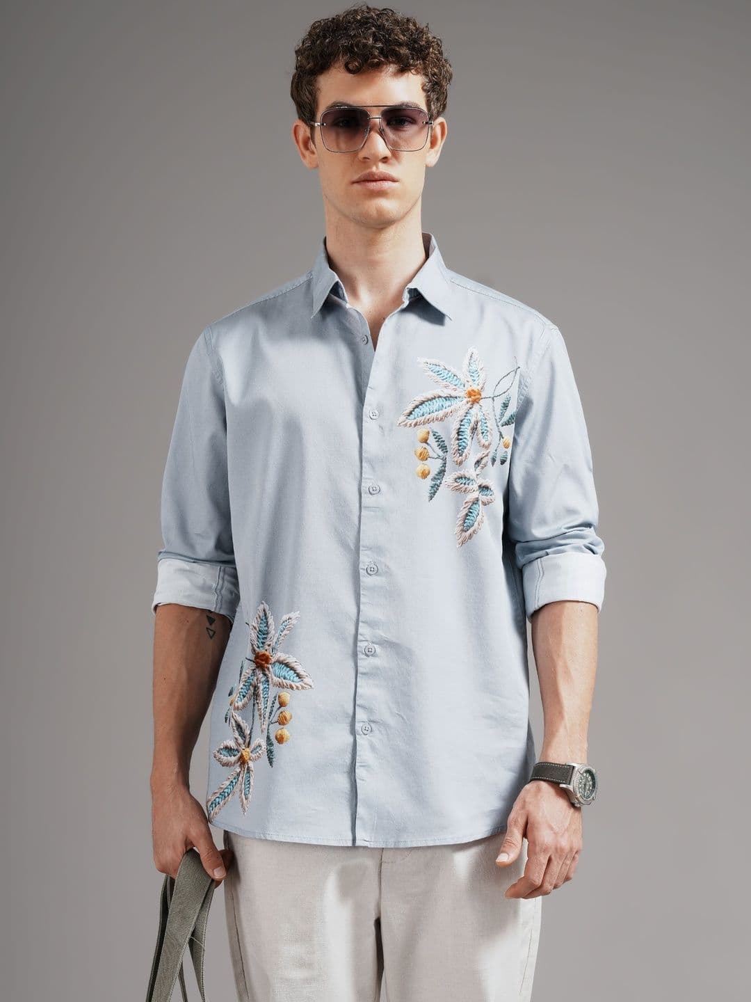 British Club Men Smart Slim Fit Casual Shirt - view 1
