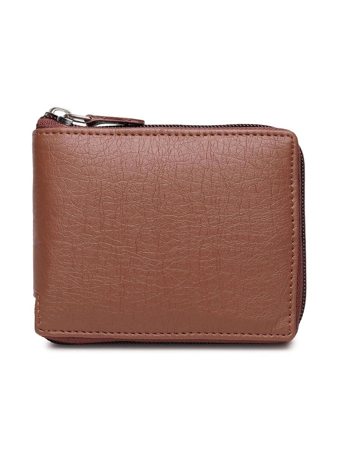 LAER Men Textured PU Zip Around Wallet - view 1
