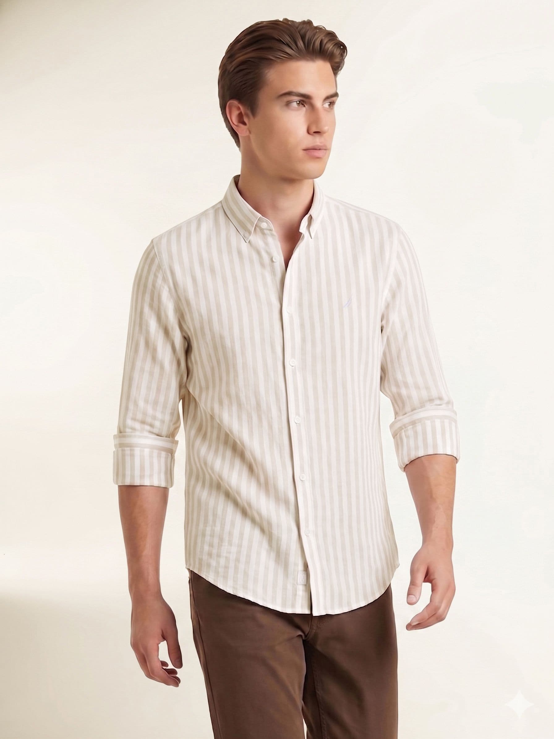 Nautica Cotton Linen Casual Shirt - view 1