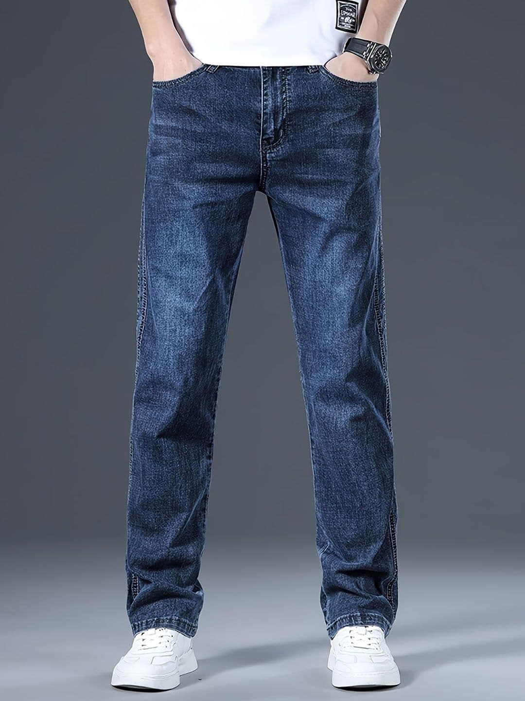R.Code by The Roadster Life Co. Men Slim Fit Mid-Rise Stretchable Jeans - view 1