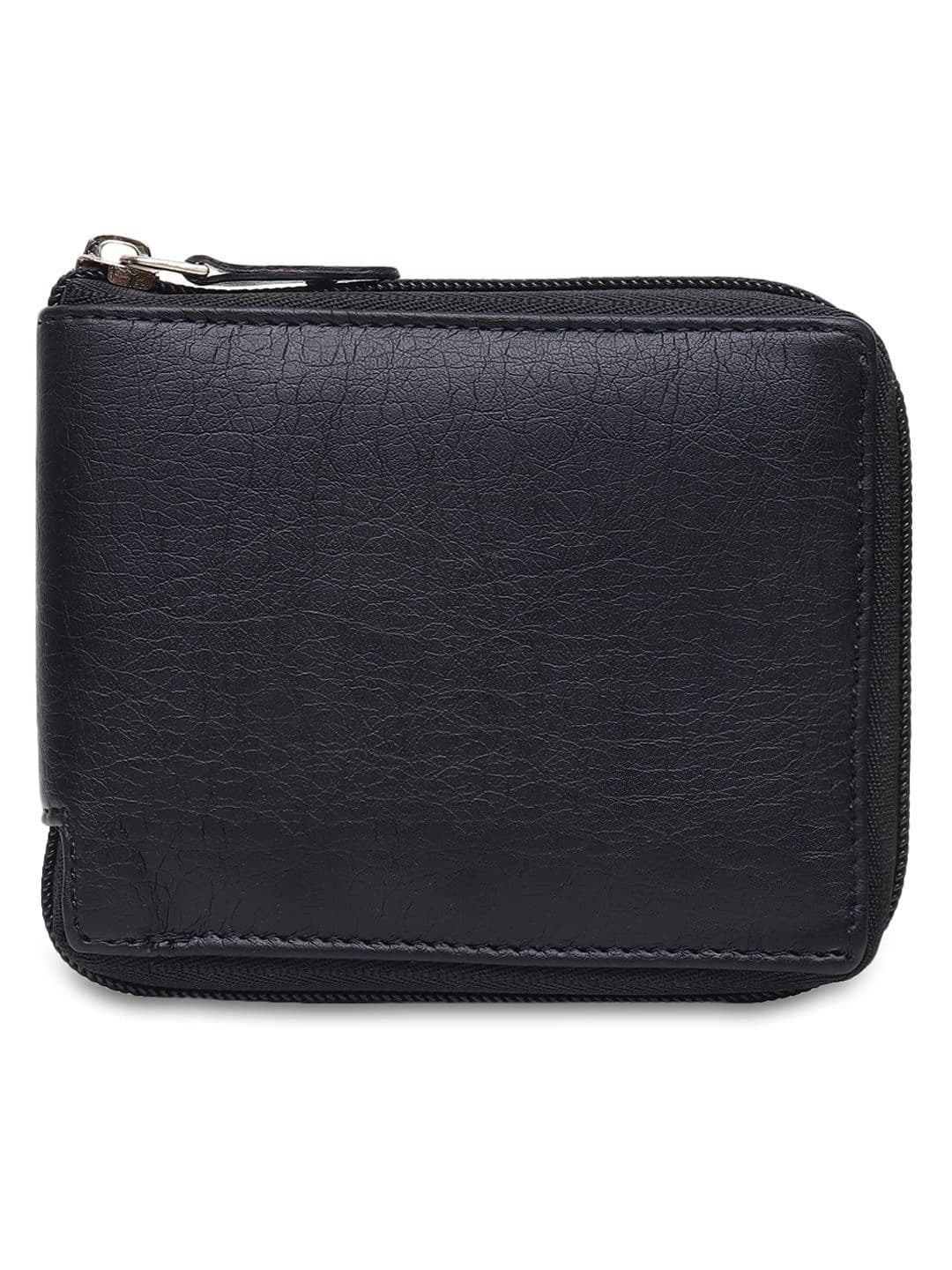LAER Men Textured PU Zip Around Wallet - view 1