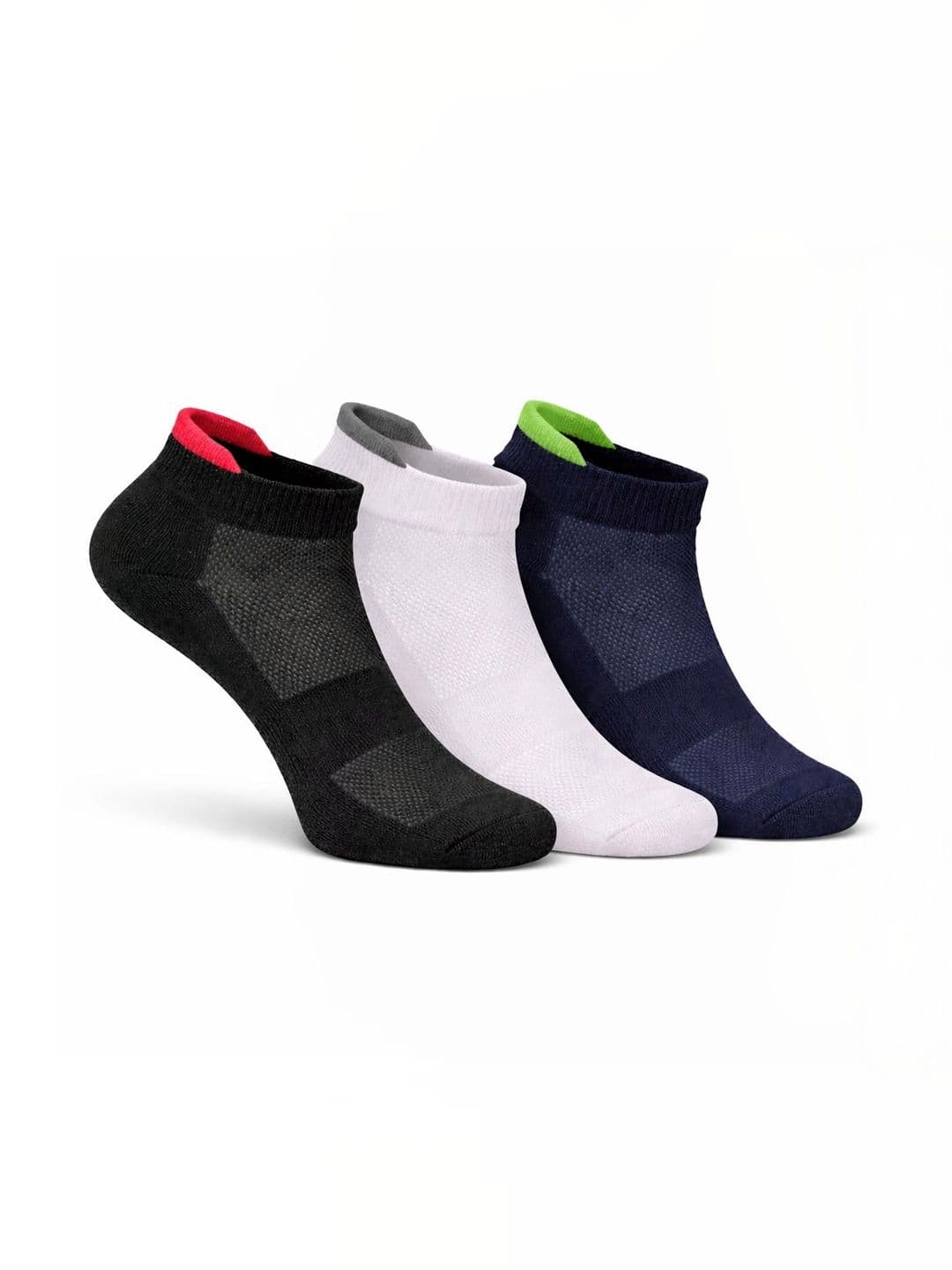 USOXO Unisex Pack of 3 Patterned Shoe Liners Socks - view 1