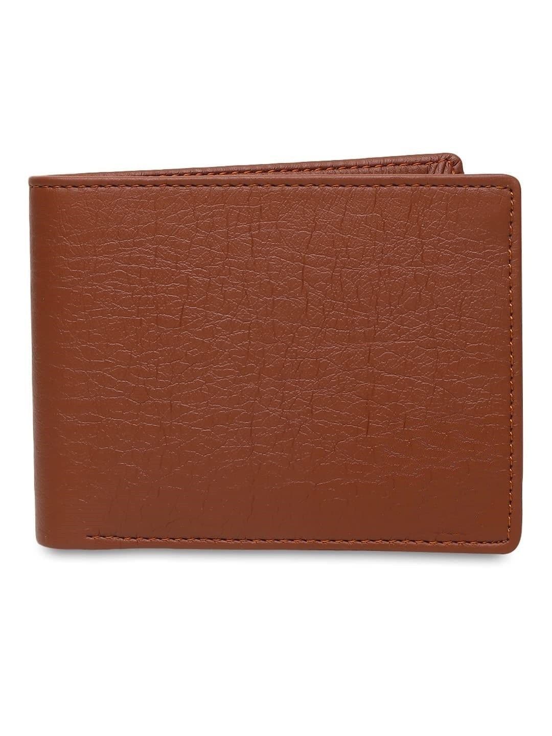 LAER Men Textured PU Two Fold Wallet - view 1