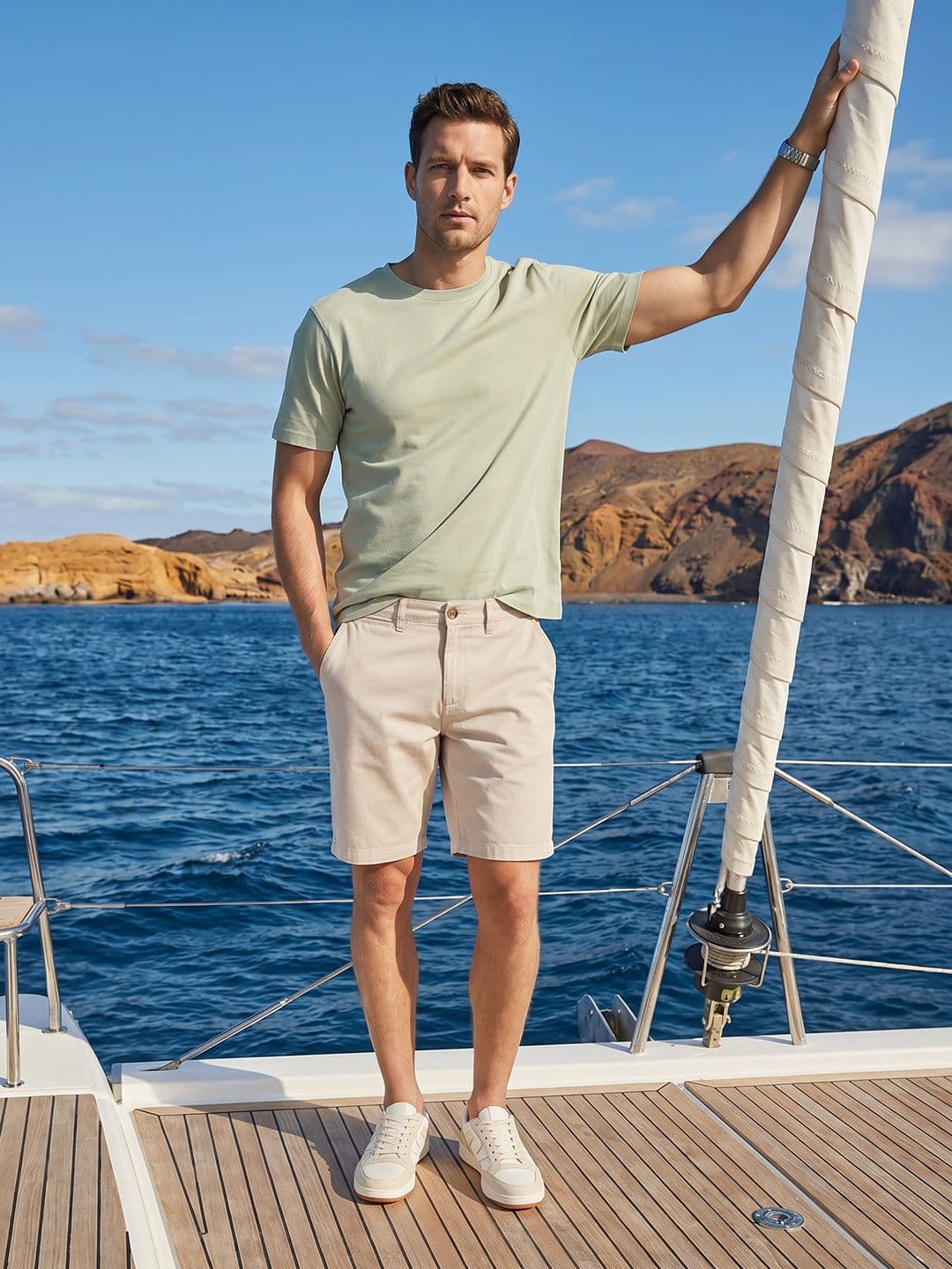 Nautica Men Regular Fit Pure Cotton Shorts - view 1
