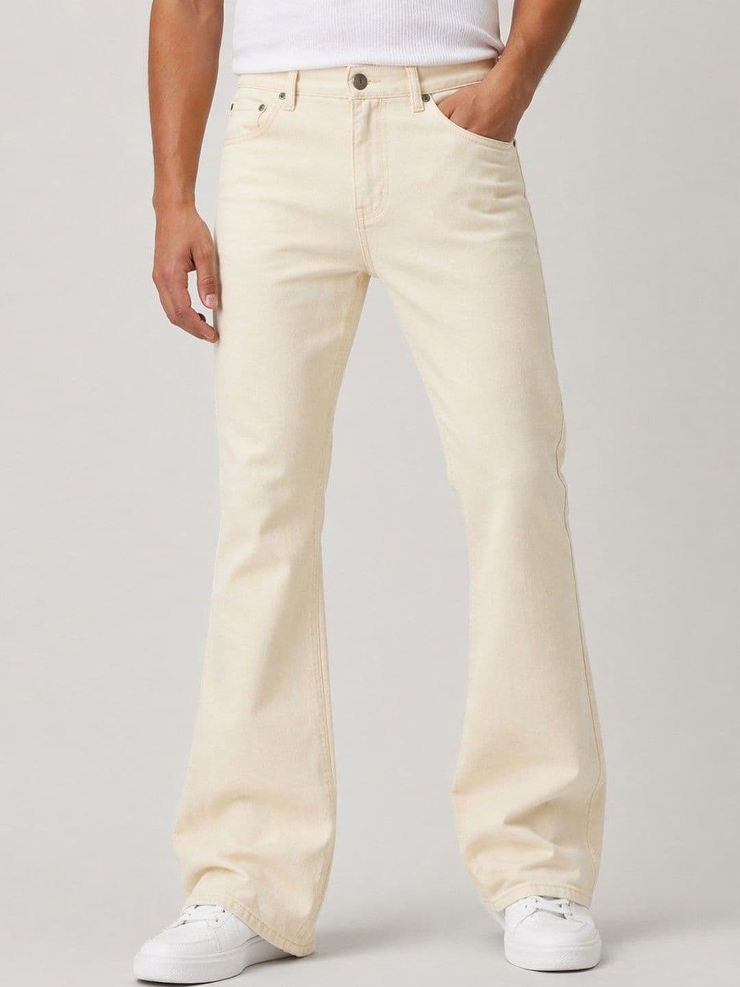THIRD QUADRANT Men Bootilicious Bootcut Mid-Rise Jeans