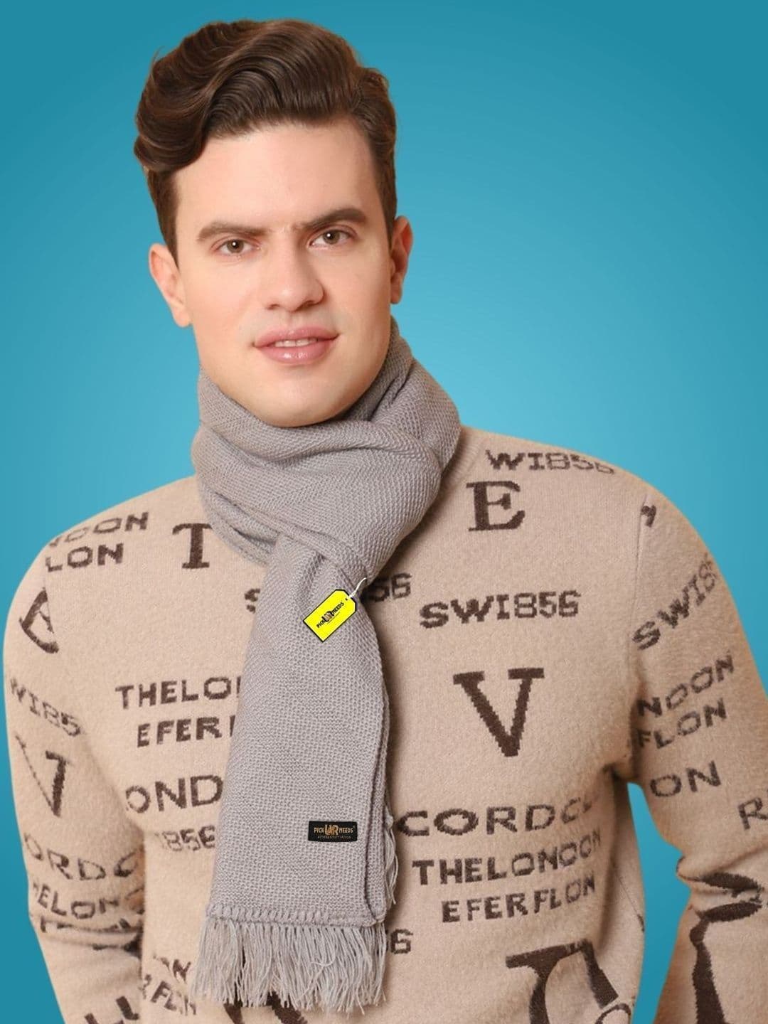 Pick Ur Needs Men Merino Wool Mufflers - view 1