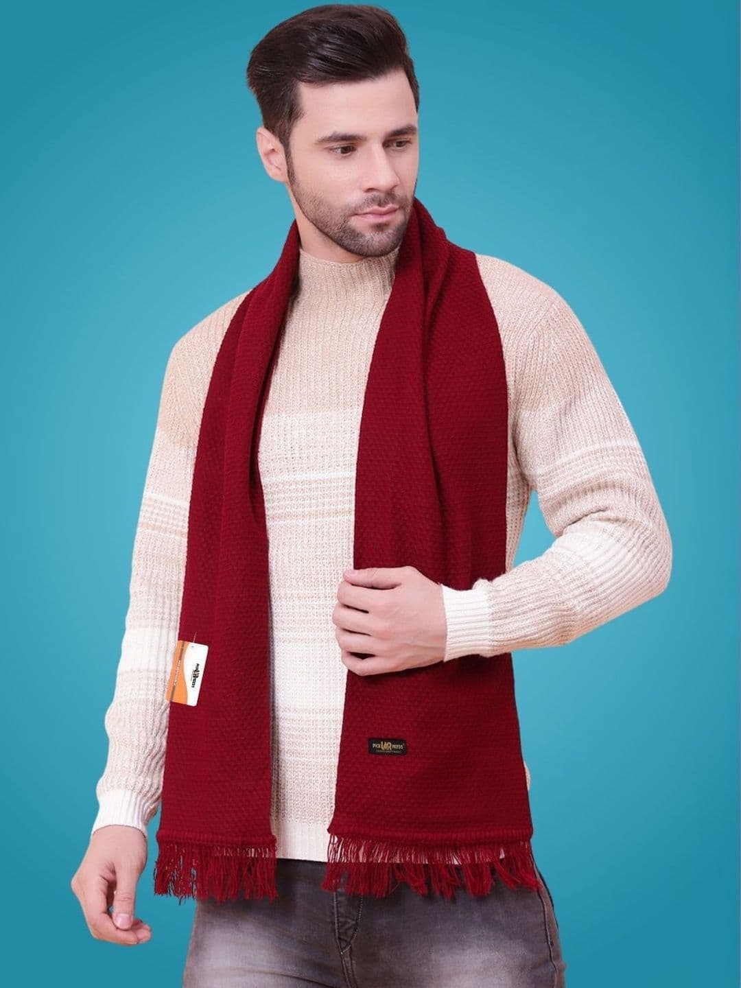 Pick Ur Needs Men Merino Wool Mufflers - view 1