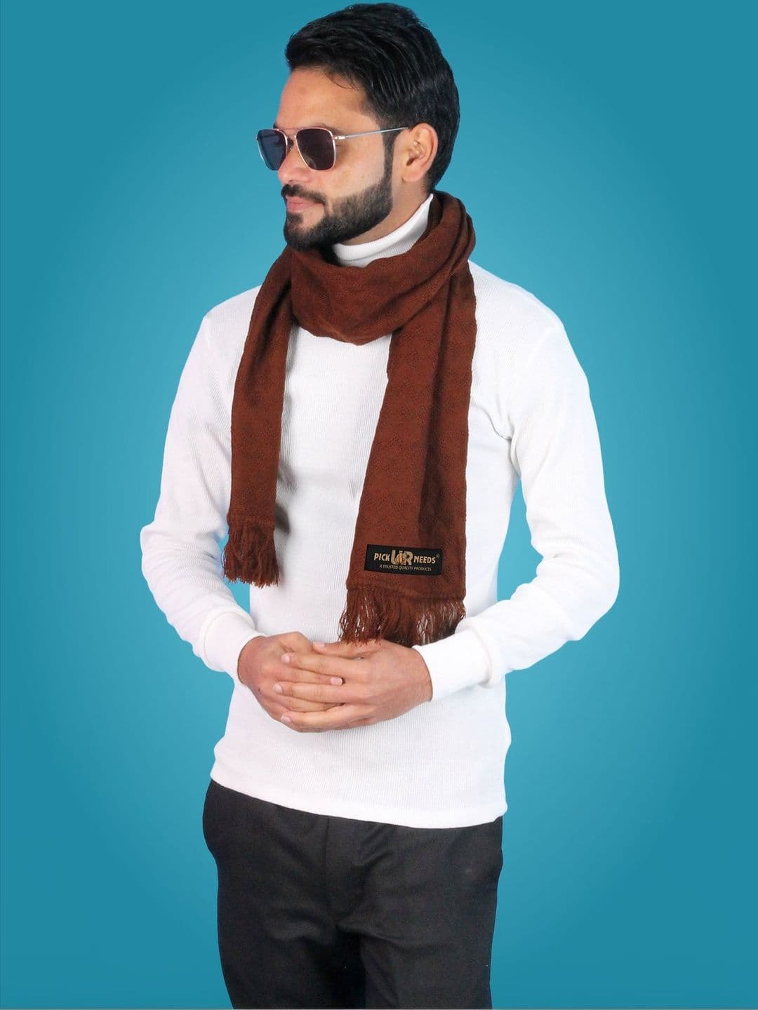 Pick Ur Needs Men Merino Wool Mufflers - view 1