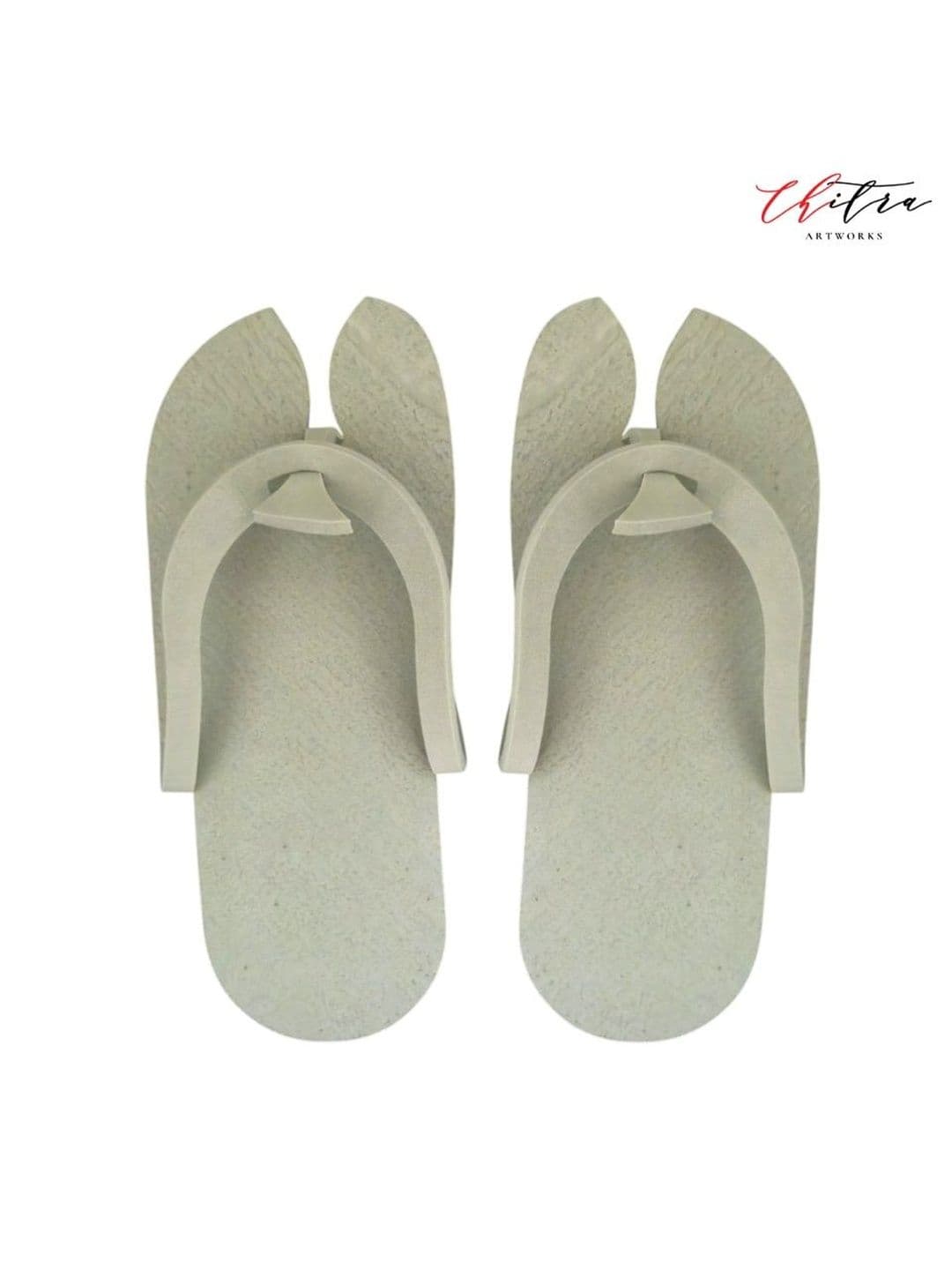 Chitra Artworks Unisex Rubber Thong Flip-Flops - view 1