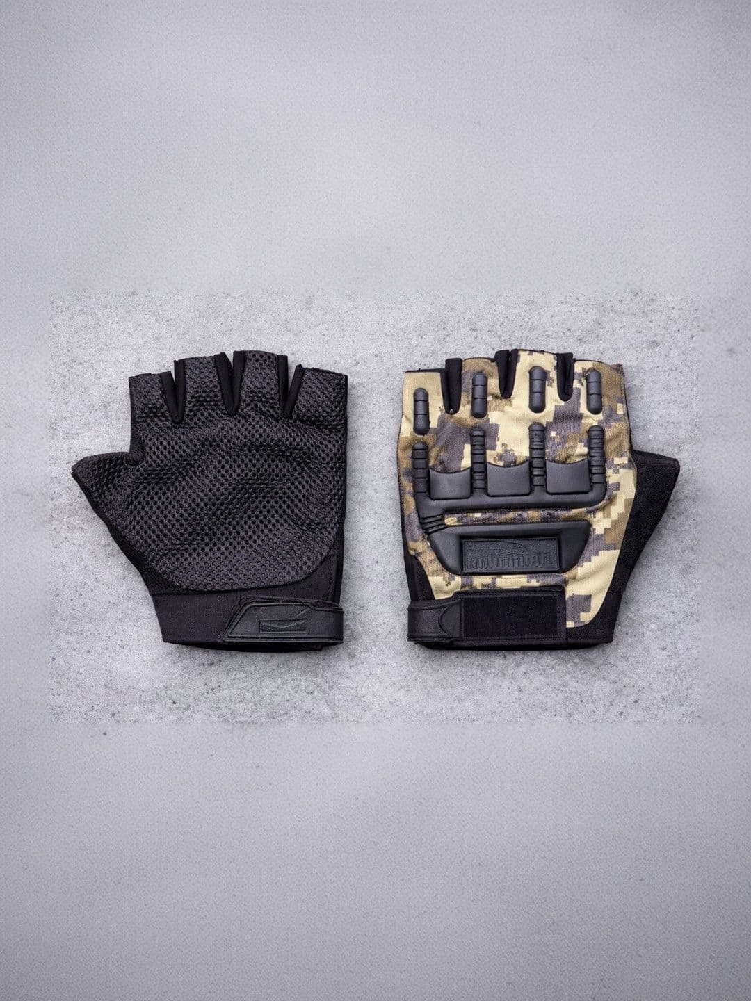 BAESD Unisex Patterned Fingerless Gloves - view 1