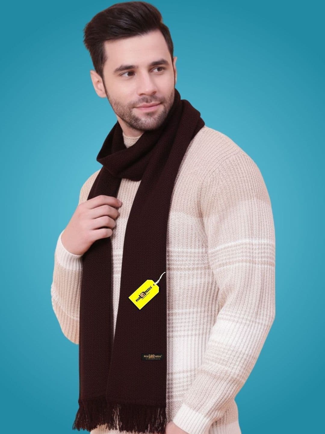 Pick Ur Needs Men Merino Wool Mufflers - view 1