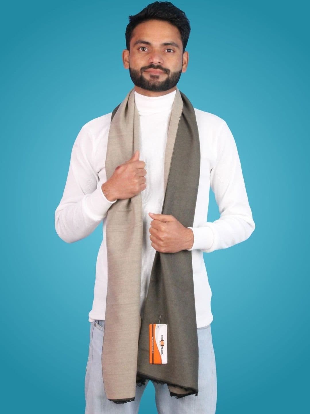 Pick Ur Needs Men Merino Wool Mufflers - view 1