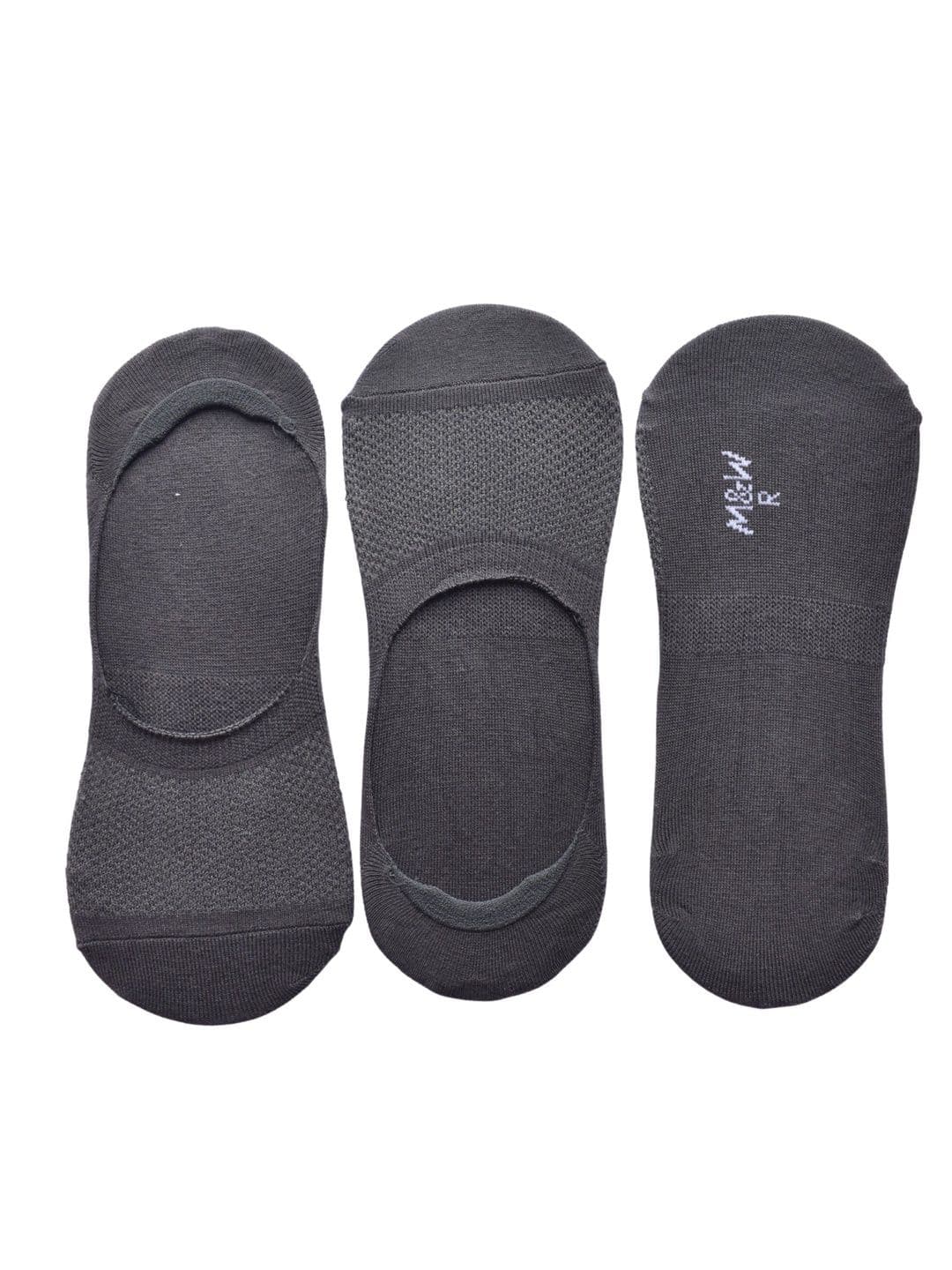 Milk&Whisky Men Pack of 3 Cotton Assorted Patterned Shoe Liners Socks - view 1