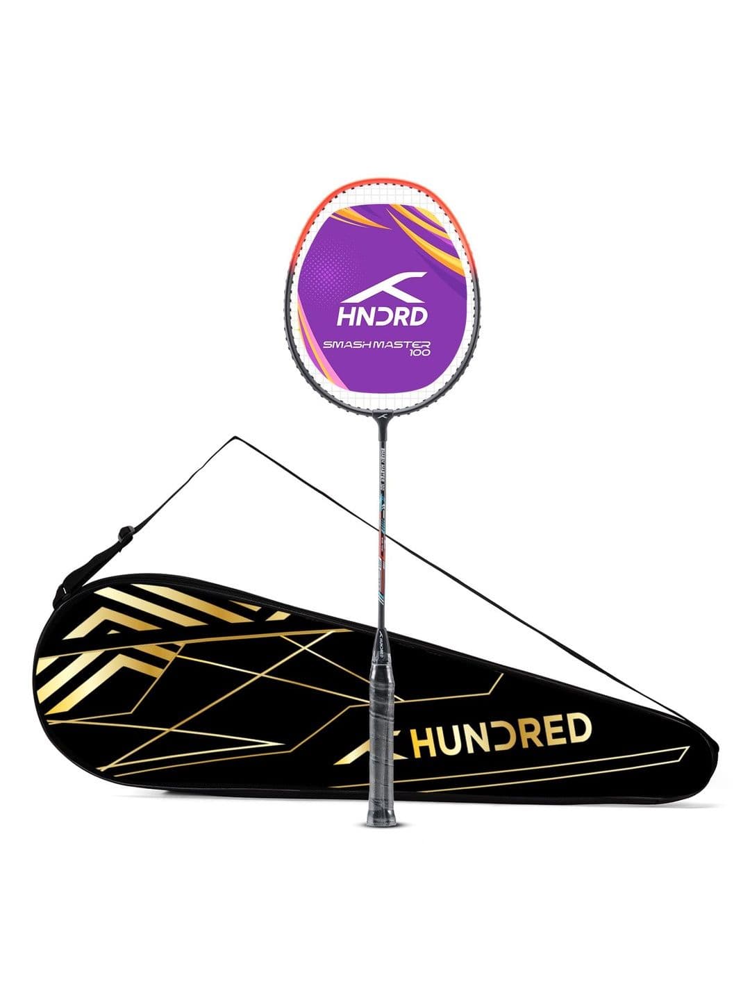 Hundred Smash Master 100 Strung Badminton Racket with Full Racket Cover - view 1