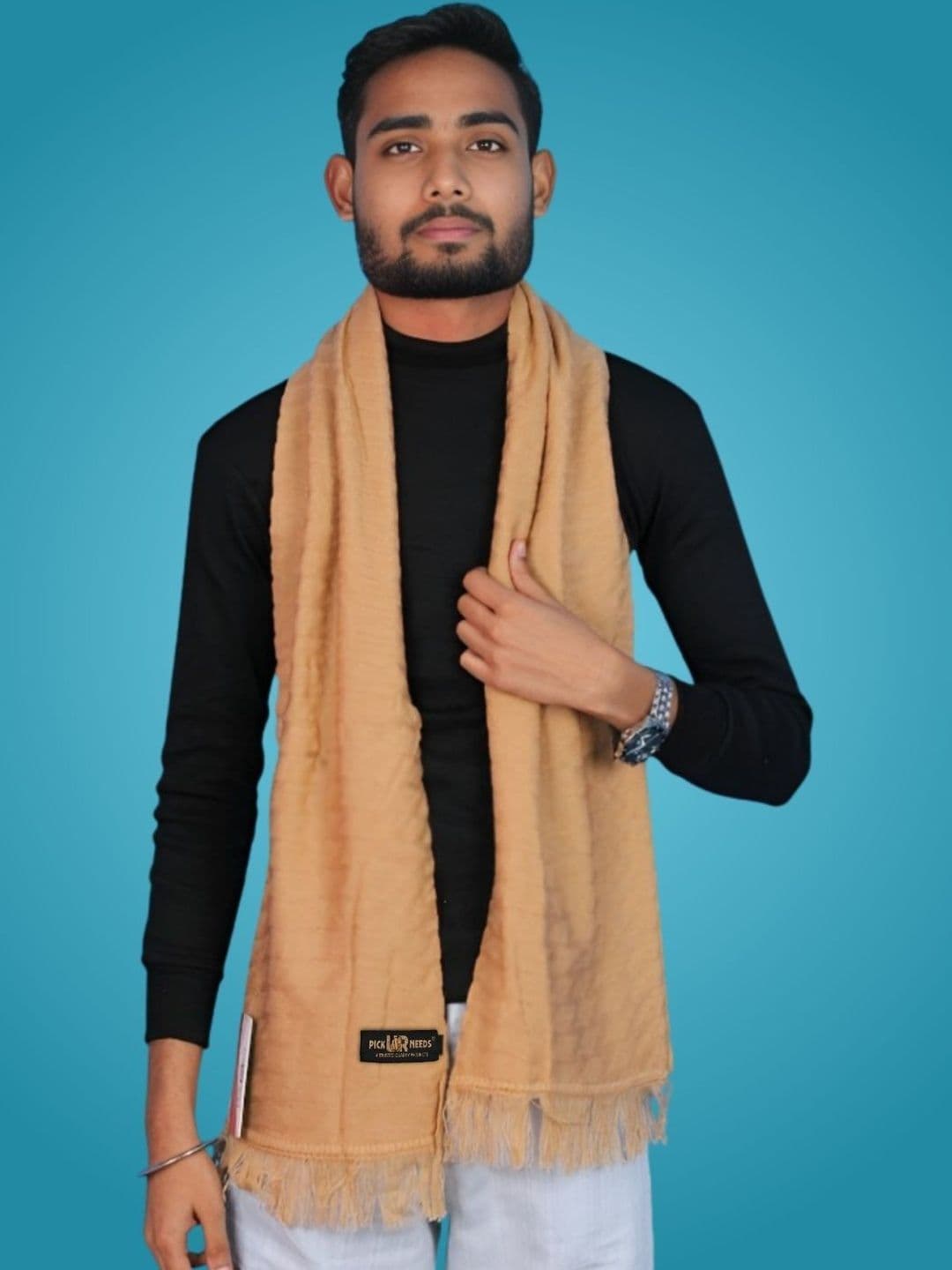Pick Ur Needs Men Merino Wool Mufflers - view 1