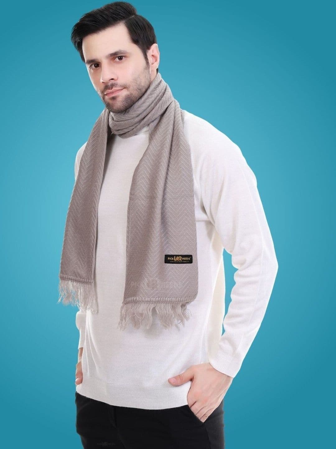 Pick Ur Needs Men Merino Wool Mufflers - view 1