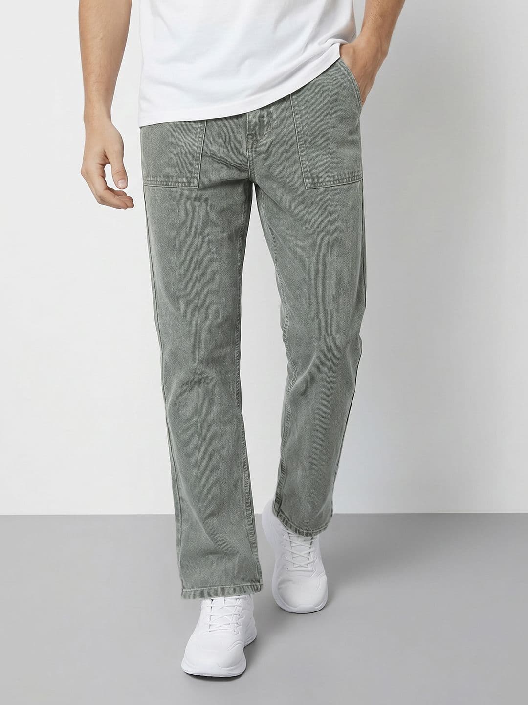 Mast & Harbour Men Light Fade Pure Cotton Jeans