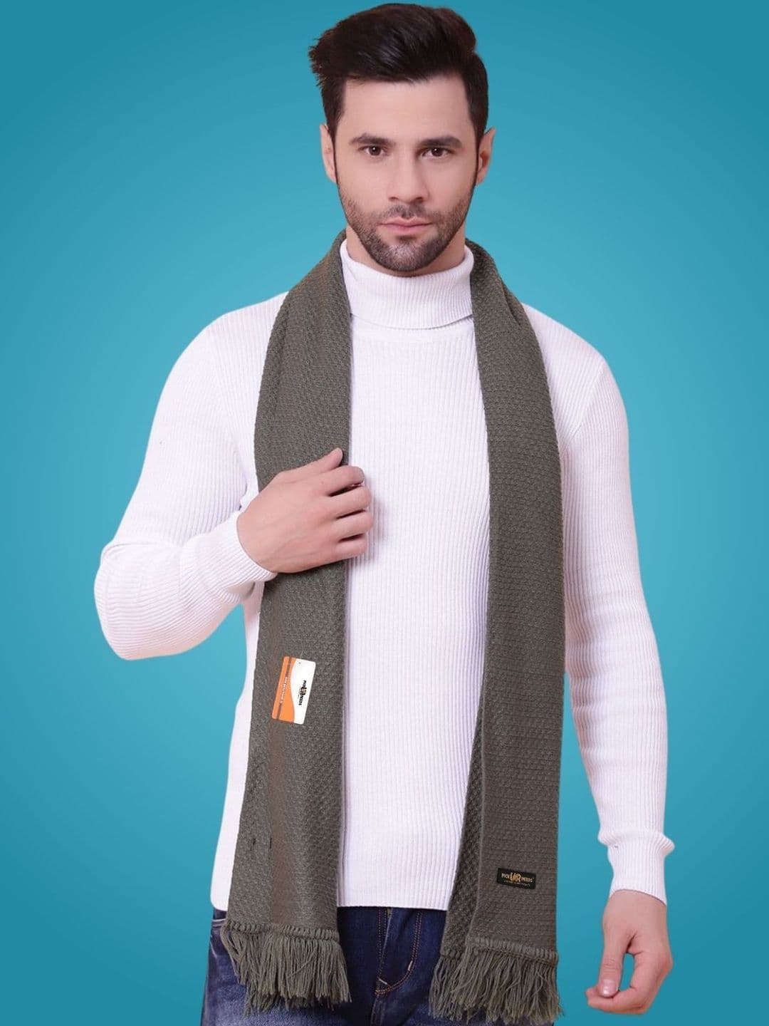 Pick Ur Needs Men Merino Wool Mufflers - view 1