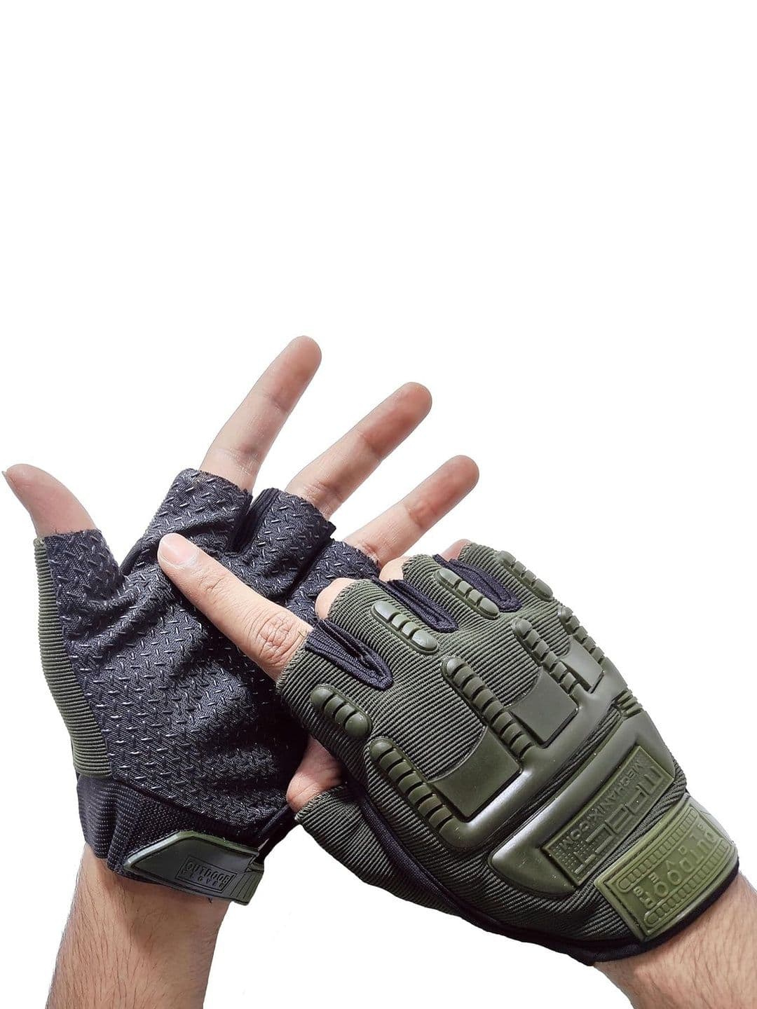 LEVOT Unisex Fingerless Gloves - view 1
