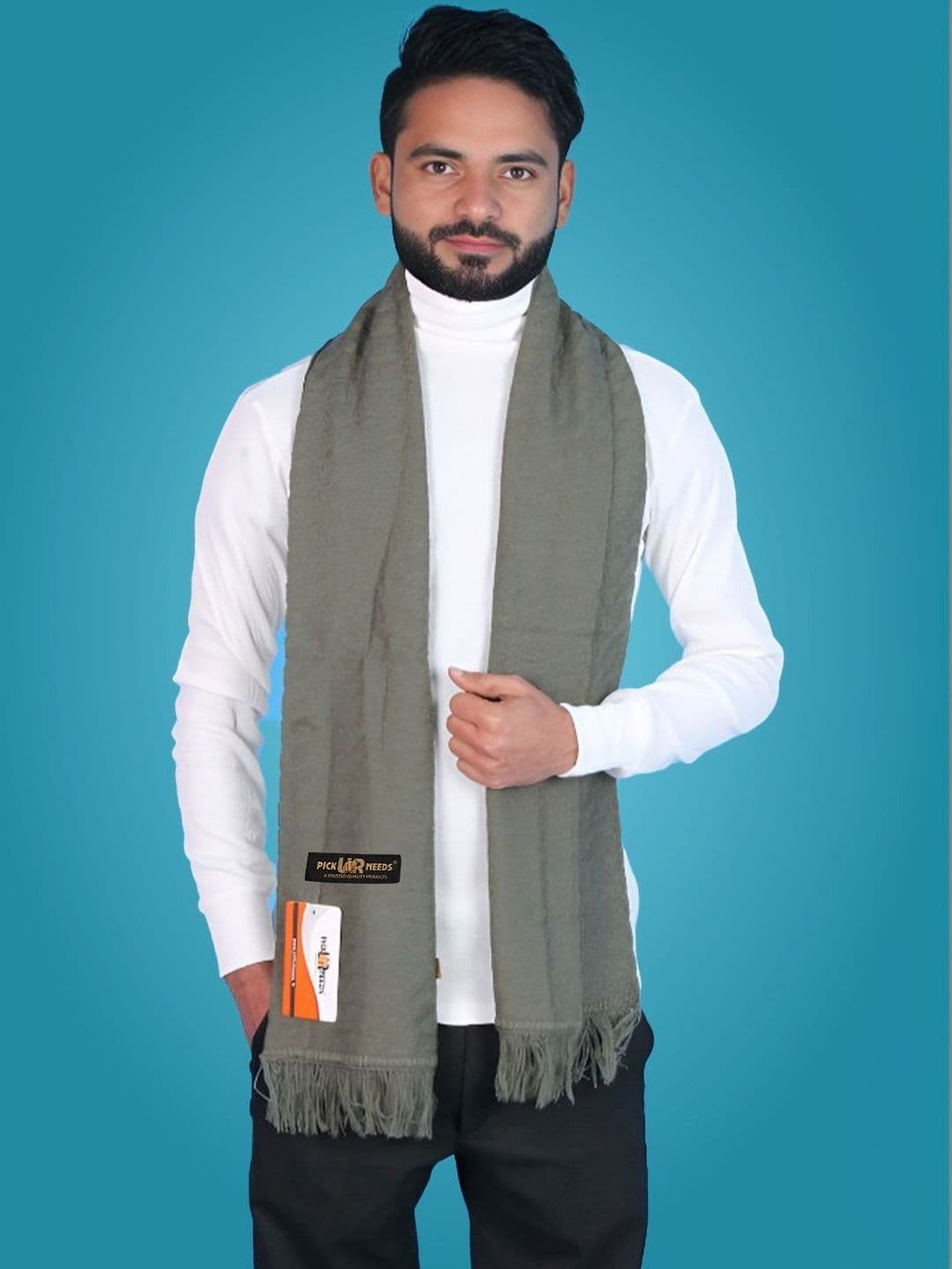 Pick Ur Needs Men Merino Wool Mufflers - view 1