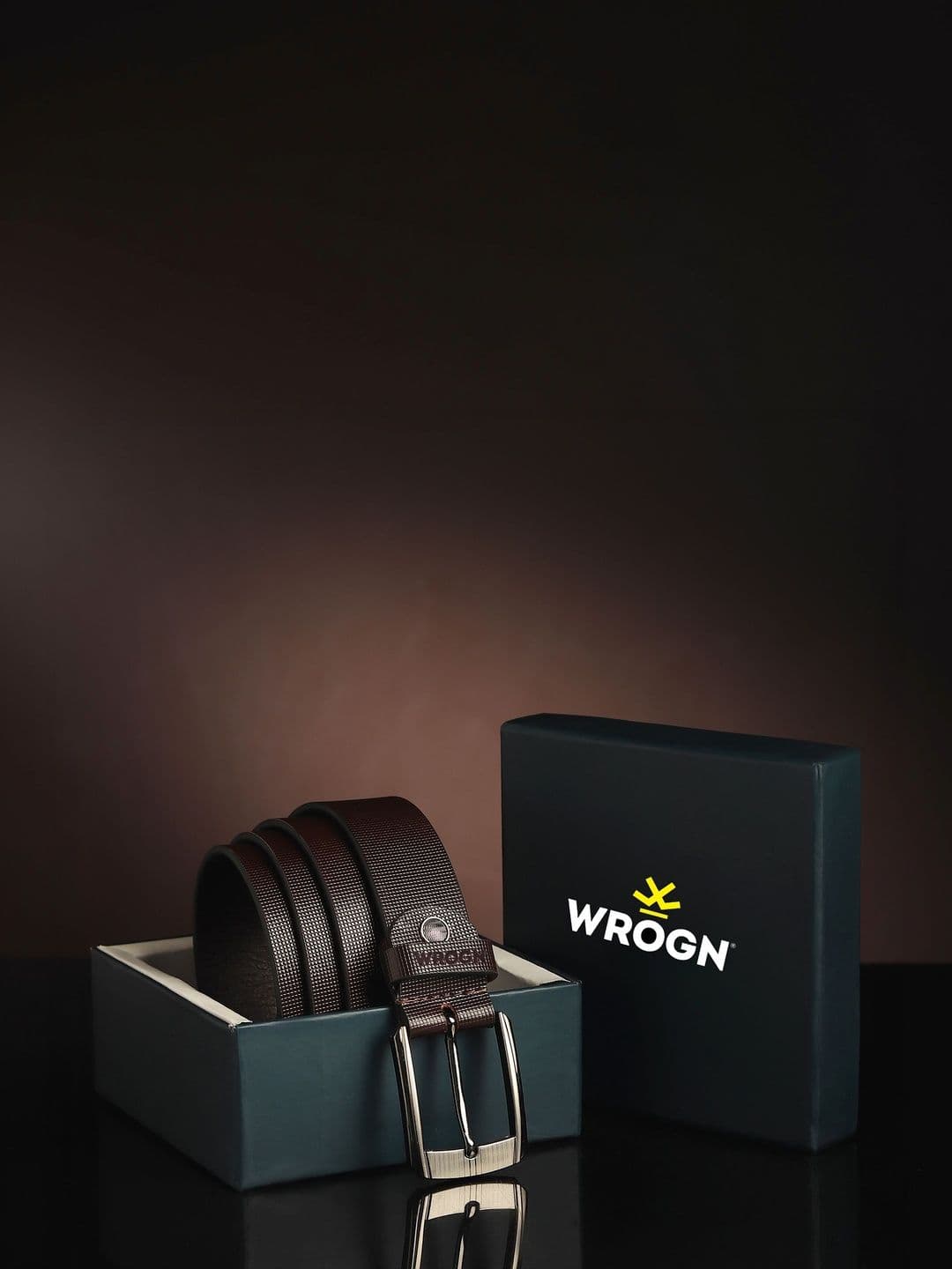 WROGN Men Textured Leather Belt - view 1