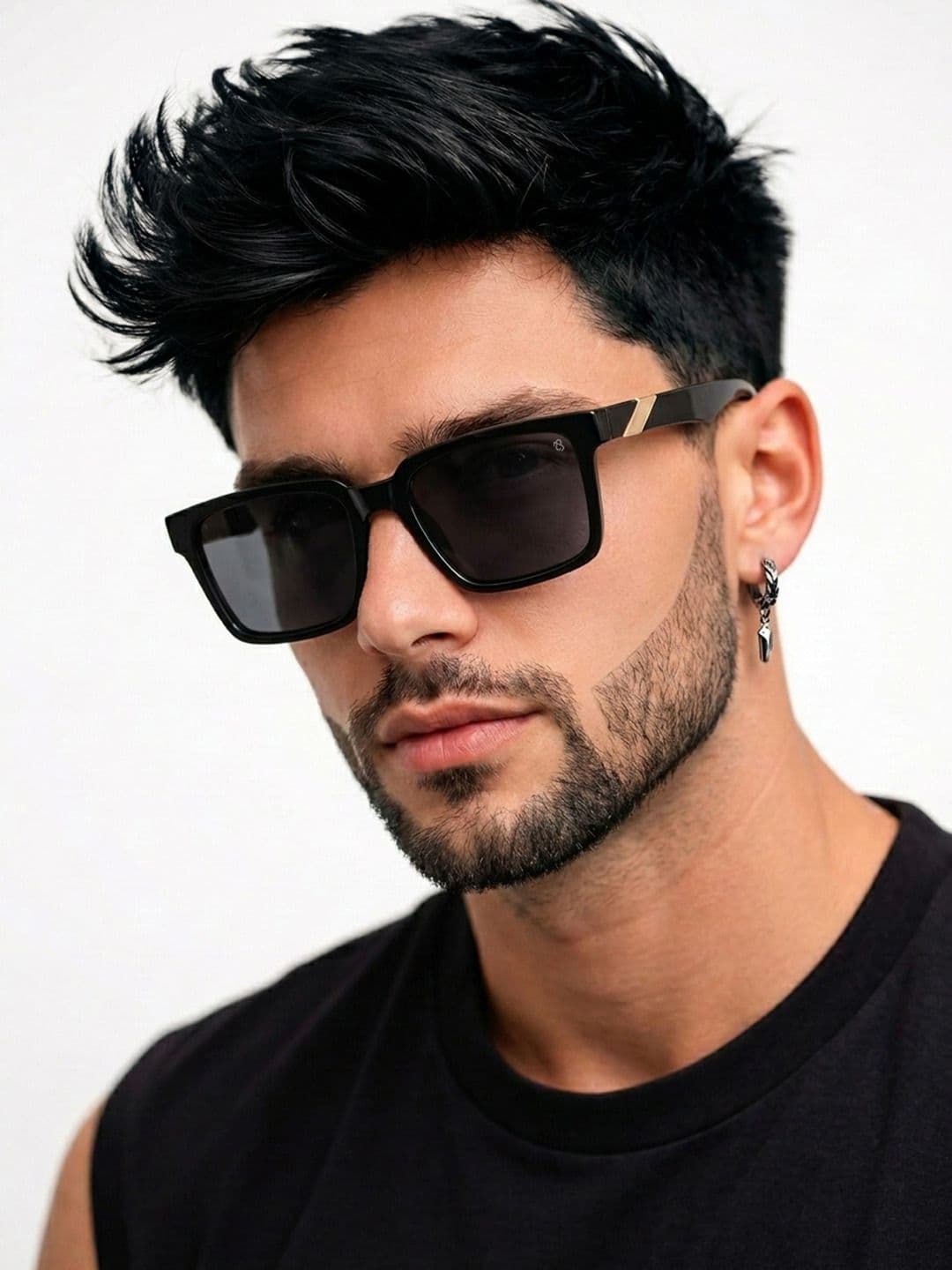 Eyejack by Voyage Unisex Square Sunglasses with UV Protected Lens TB152CL1074 - view 1