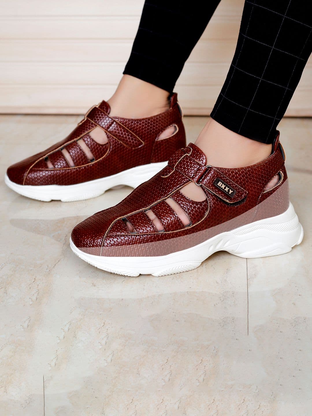 Bxxy Men 3 Inch Hidden Elevator Height Increasing Casual Velcro Sandals - view 1