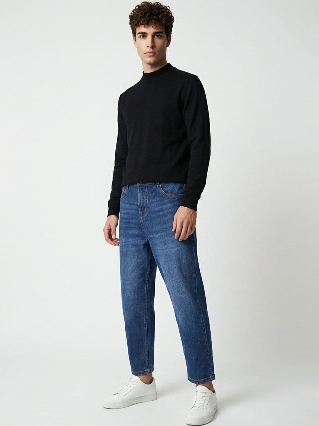 Moda Rapido Men Straight Fit Mid-Rise Light Fade Stretchable Jeans